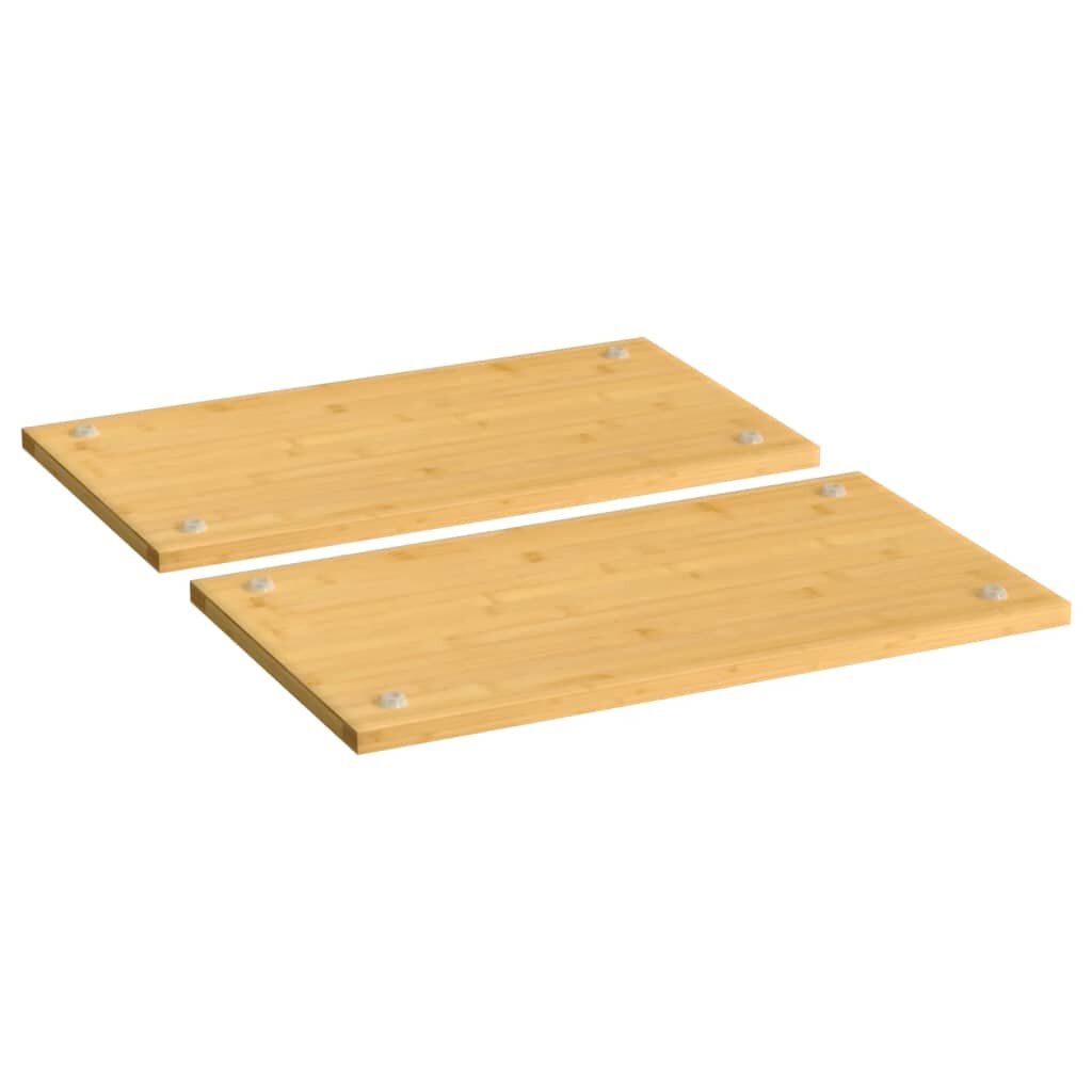 vidaXL Капаци за готварски печки 2 бр 50x28x15 см бамбук
