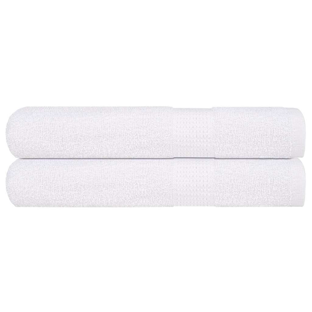vidaXL Кърпи FROGN 2 бр. Бели 100x200 см 360 г/м²