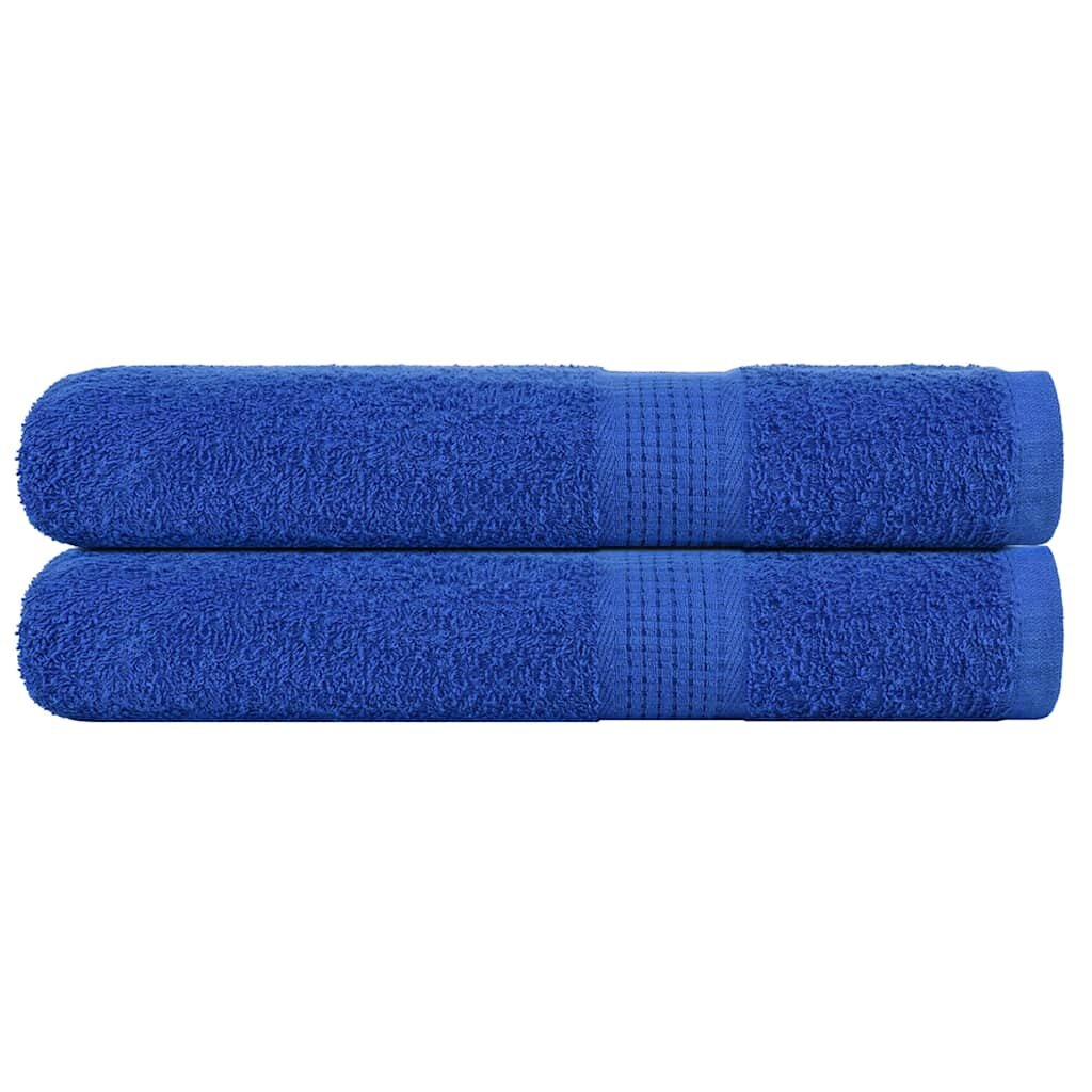 vidaXL Кърпи FROGN 2 бр. Сини 100x200 см 360 г/м²