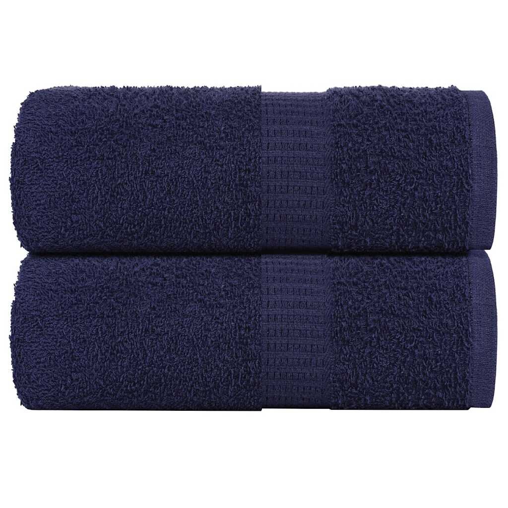vidaXL Кърпи за пране FROGN 2 бр. тъмносини 30x30 см 360 г/м²