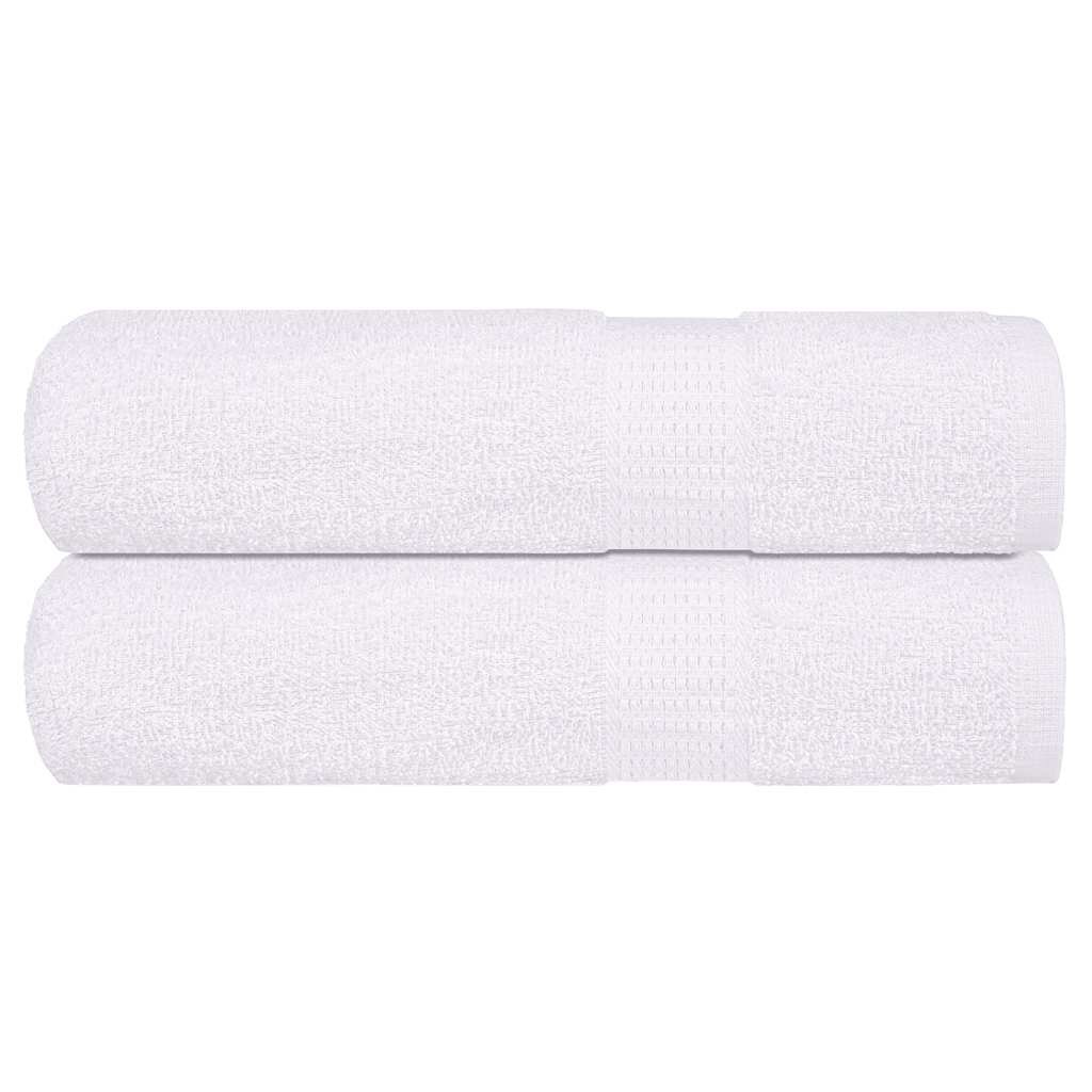 vidaXL Кърпи за ръце FROGN 2 бр. Бели 50x100 см 360 г/м²