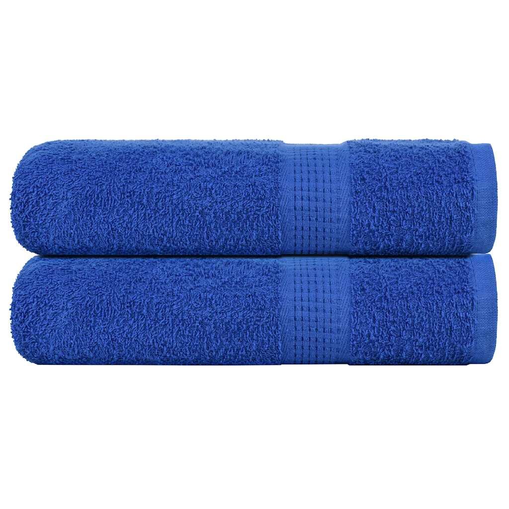 vidaXL Кърпи за ръце FROGN 2 бр. сини 50x100 см 360 г/м²