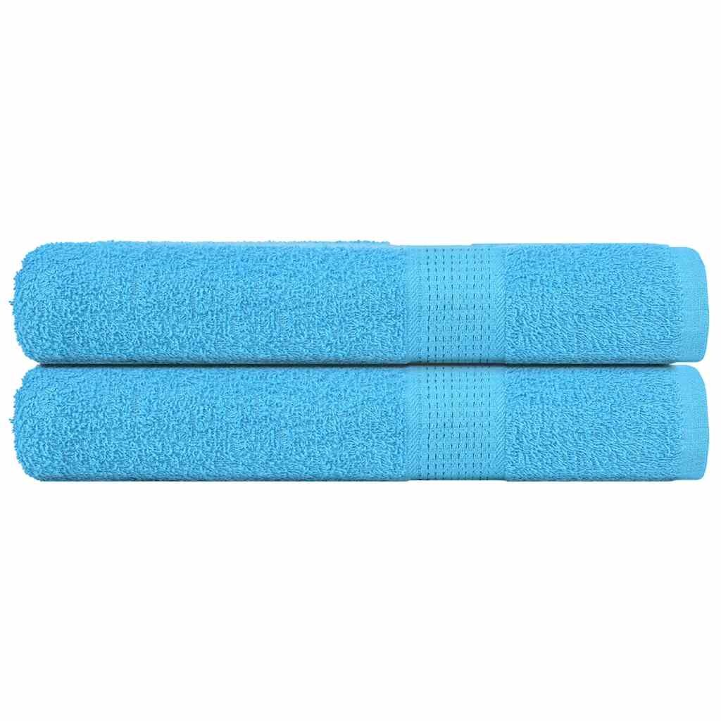 vidaXL Кърпи за сауна FROGN 2 бр. Тюркоазени 80x200 см 360 г/м²