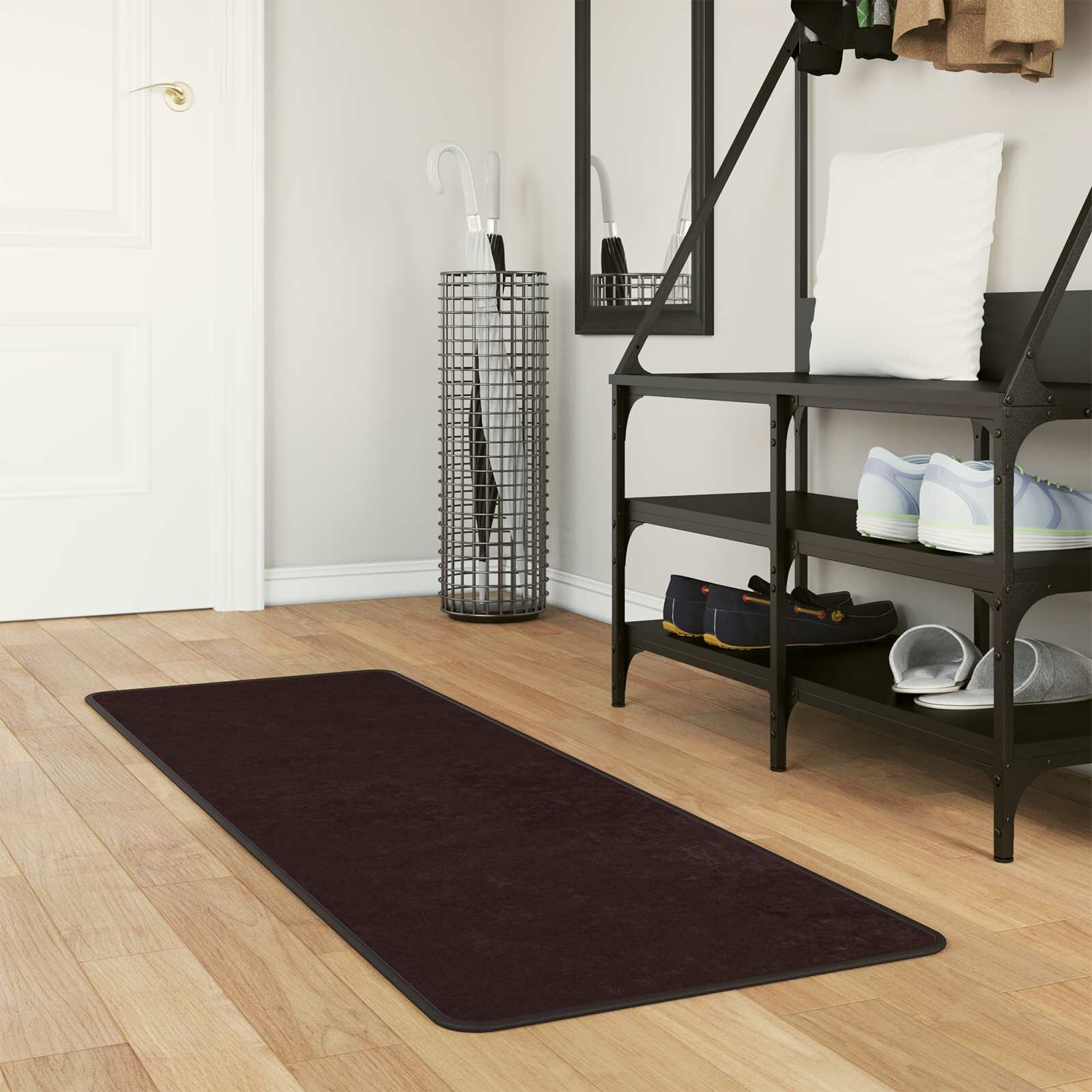 vidaXL Каса за килим MARSA Антрацит 50 x 150 cm Полиестер и PVC