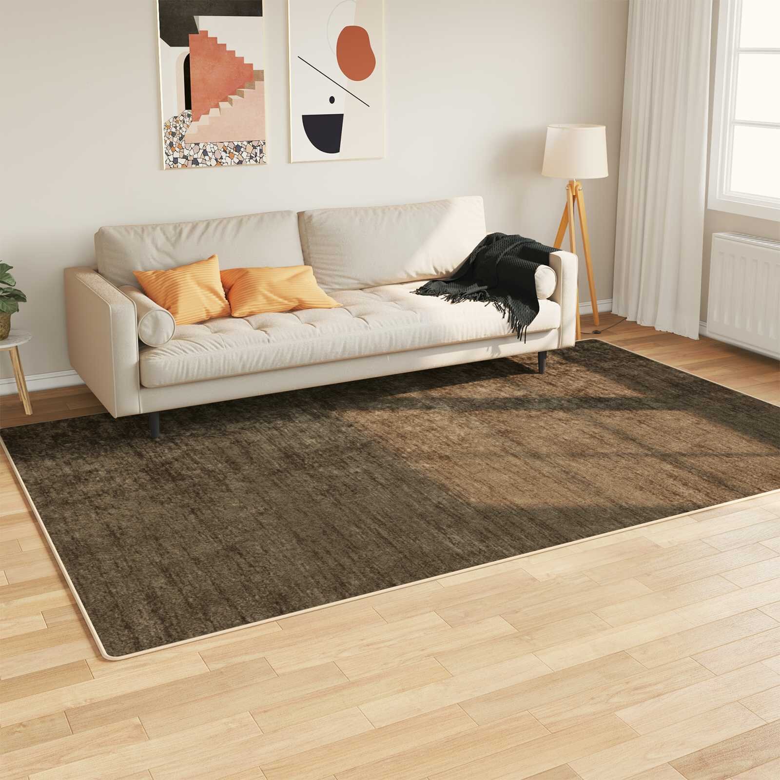 vidaXL Каса за килим MARSA Леснозелен 150 x 230 см Полиестер и PVC