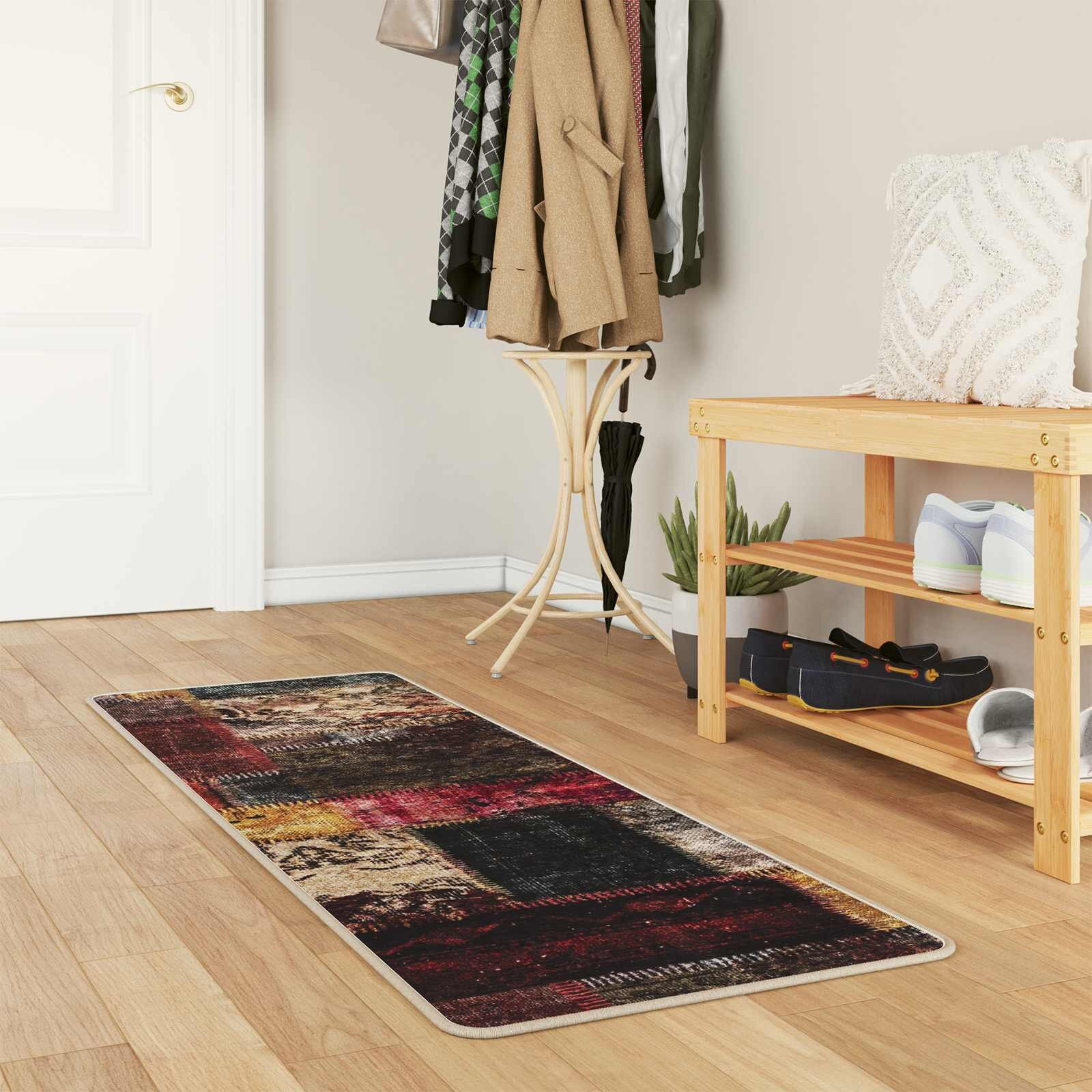 vidaXL Каса за килим MARSA Многоцветен 50 x 150 cm Полиестер и PVC