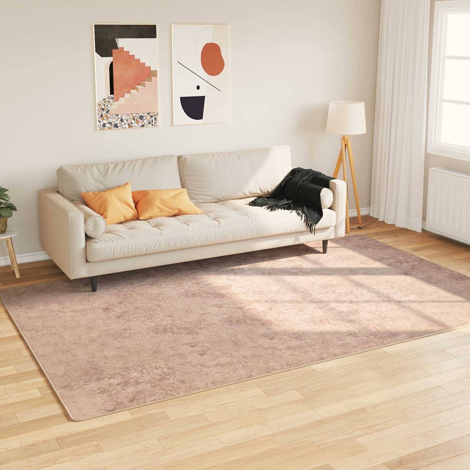 vidaXL Каса за килим MARSA Пясък 150 x 230 см Полиестер и PVC