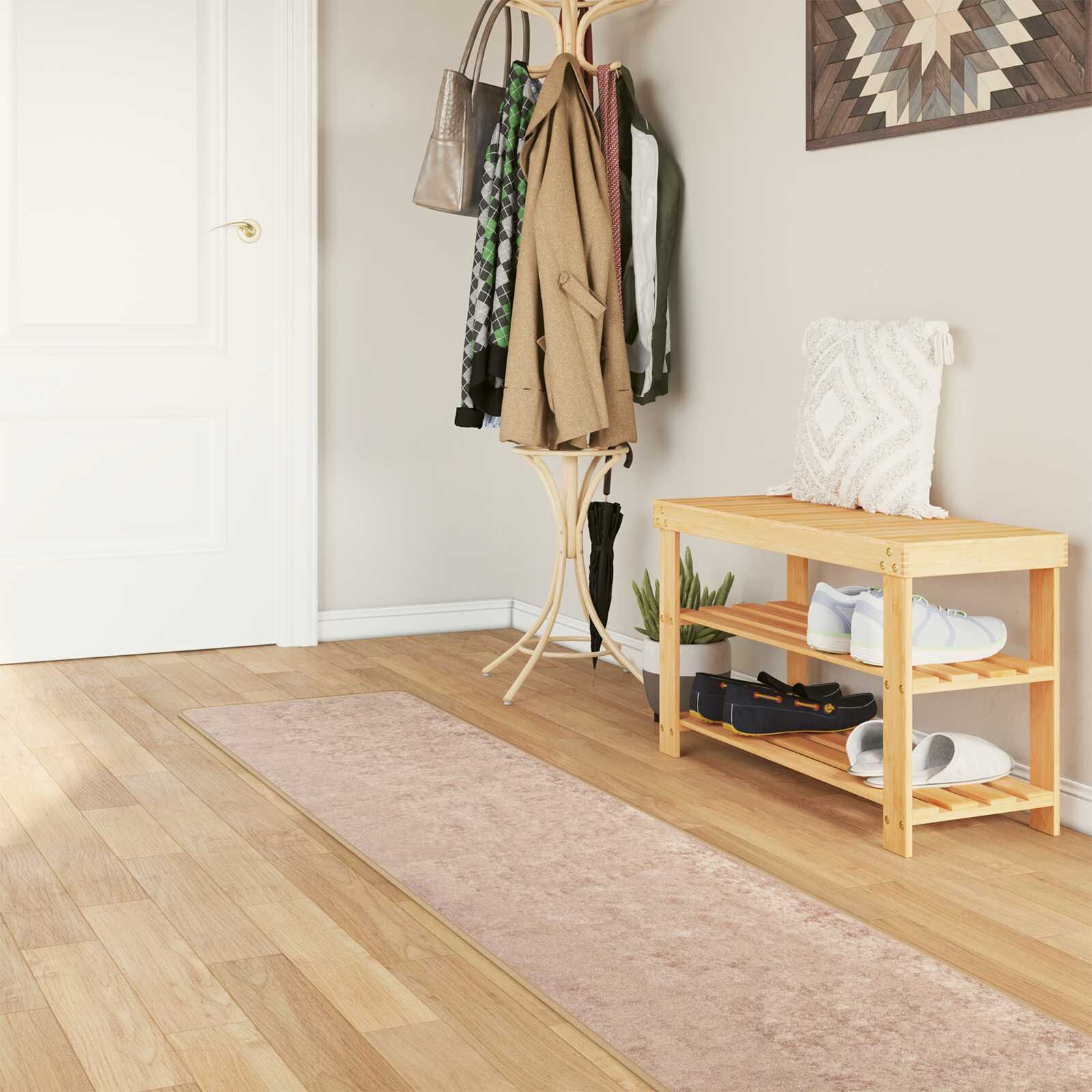 vidaXL Каса за килим MARSA Пясък 50 x 350 см Полиестер и PVC
