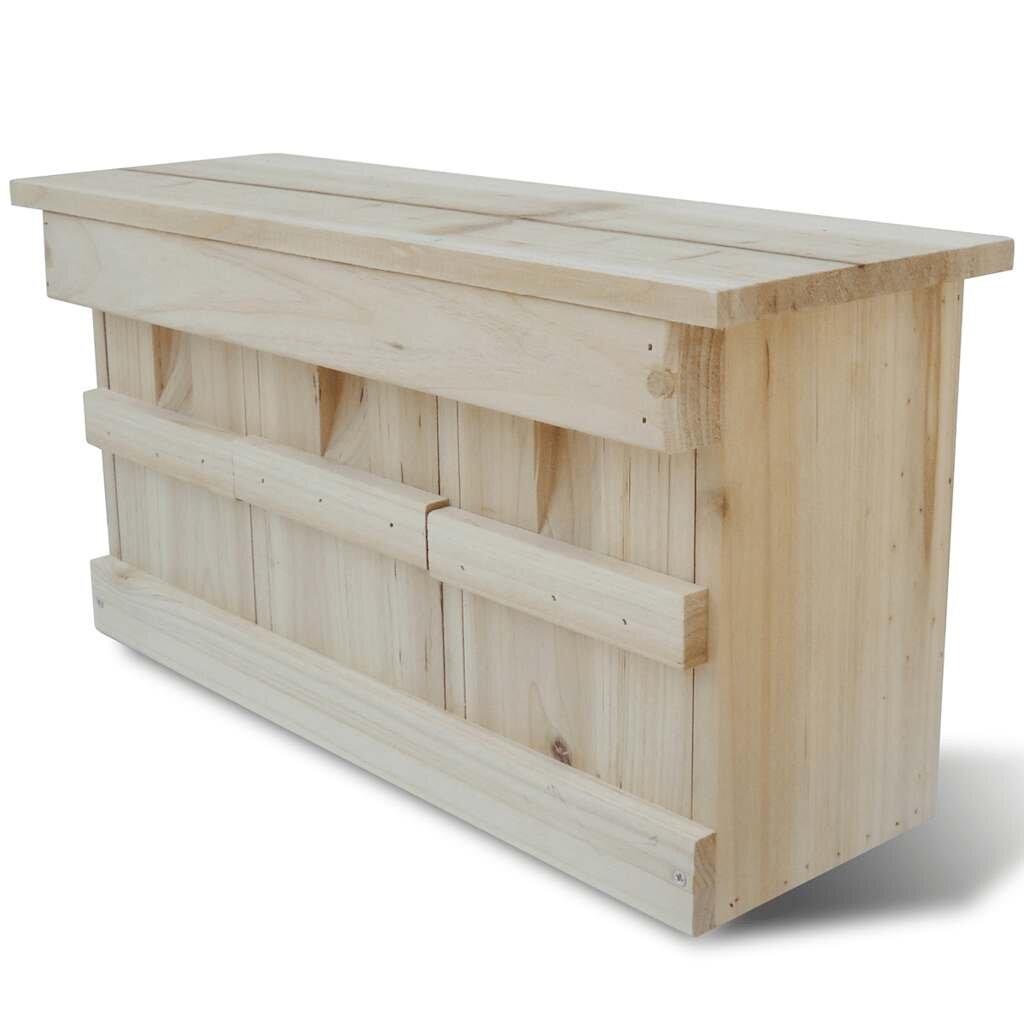 vidaXL Къщичка за гнездене на врабчета 44 x 155 x 215 см