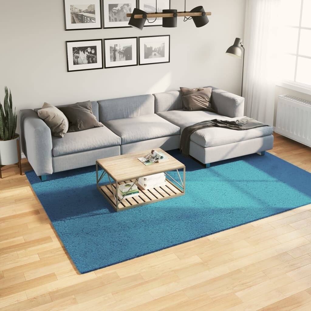 vidaXL Килим OVIEDO с къс косъм тюркоаз 200x280 см