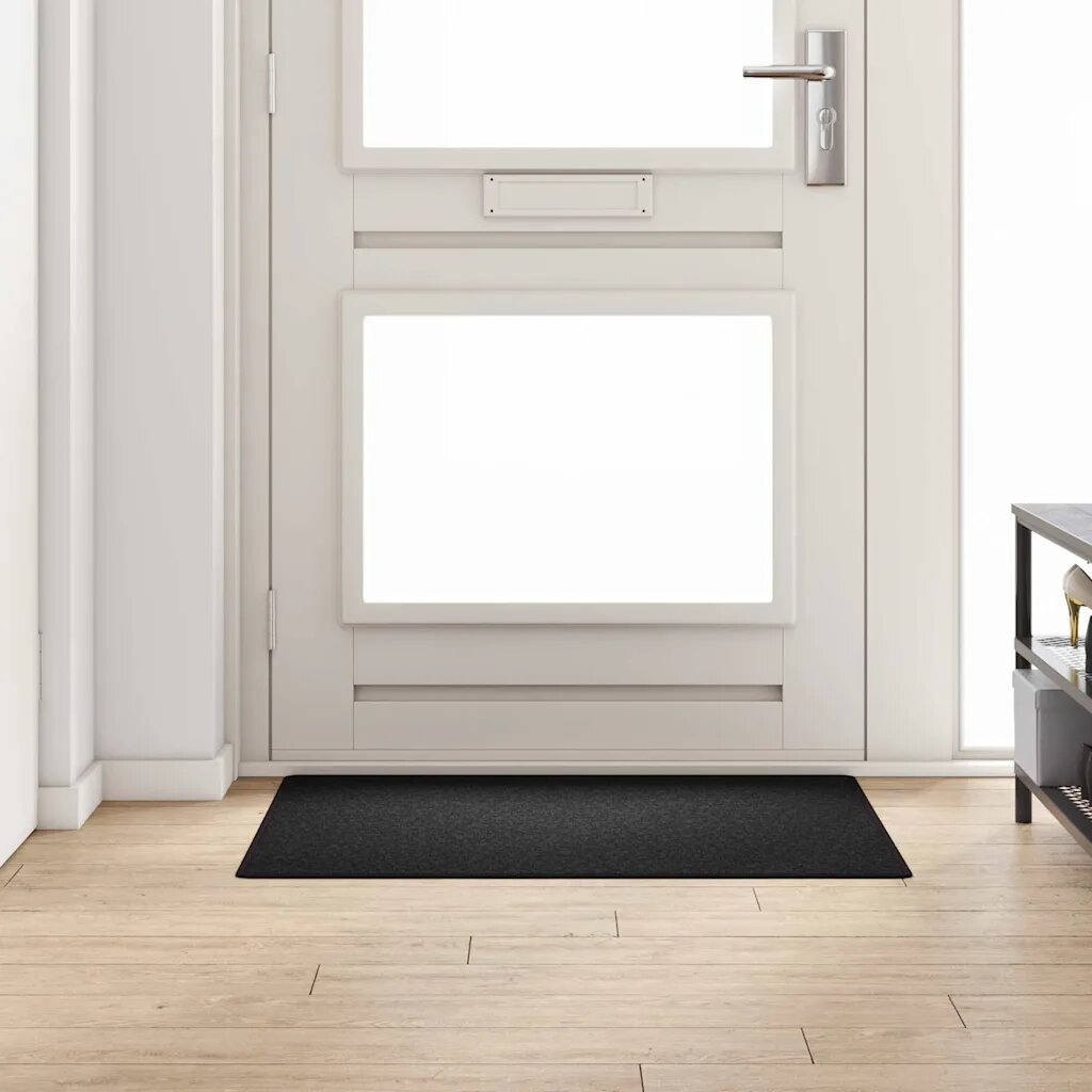 vidaXL Килим пътека Антрацит 100 x 100 cm 100% Полипропилен