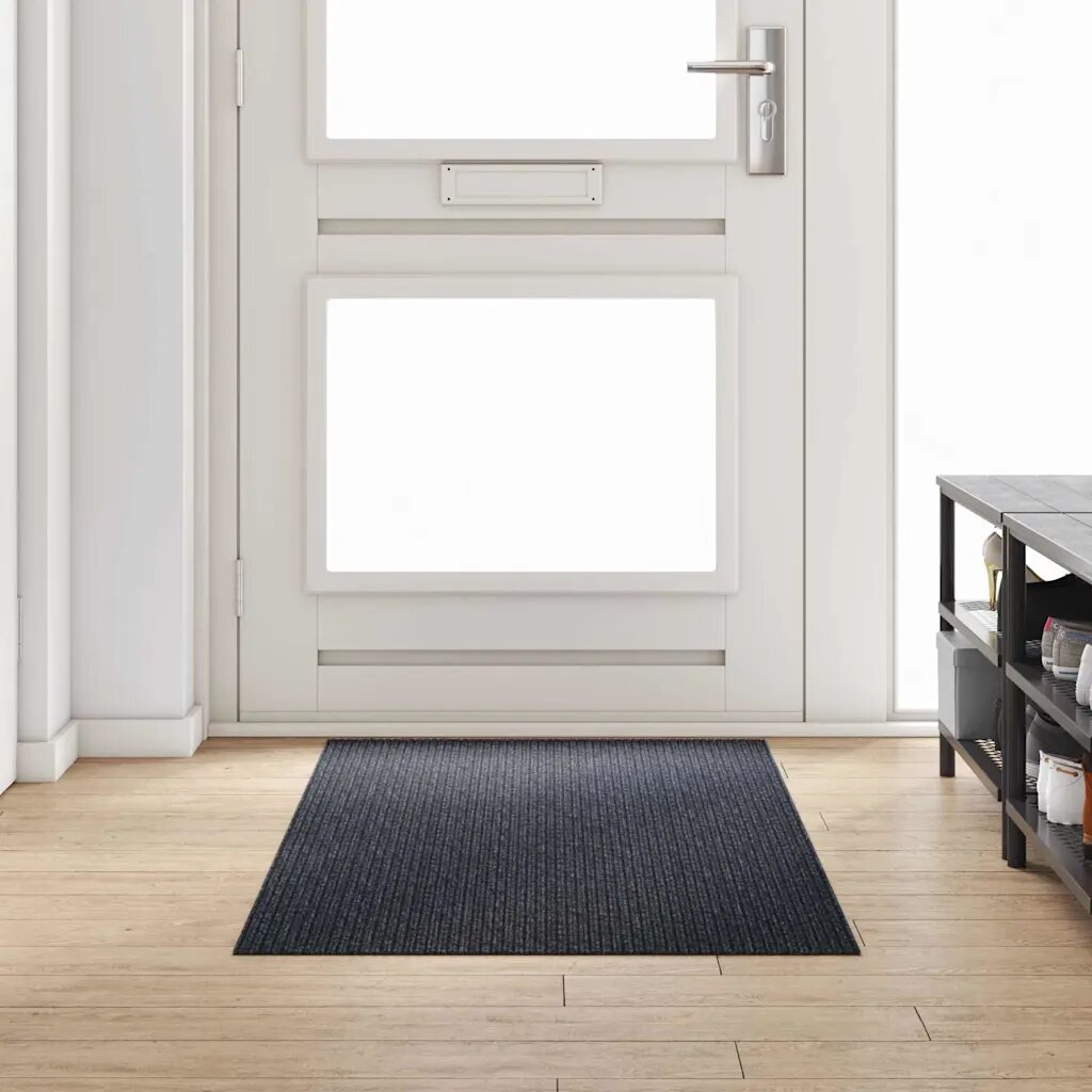 vidaXL Килим пътека Антрацит 80 x 200 cm текстил