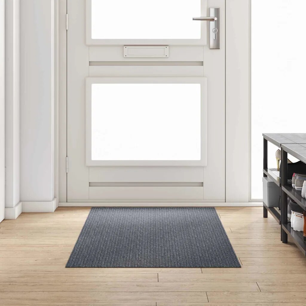 vidaXL Килим пътека Сив 80 x 200 cm текстил