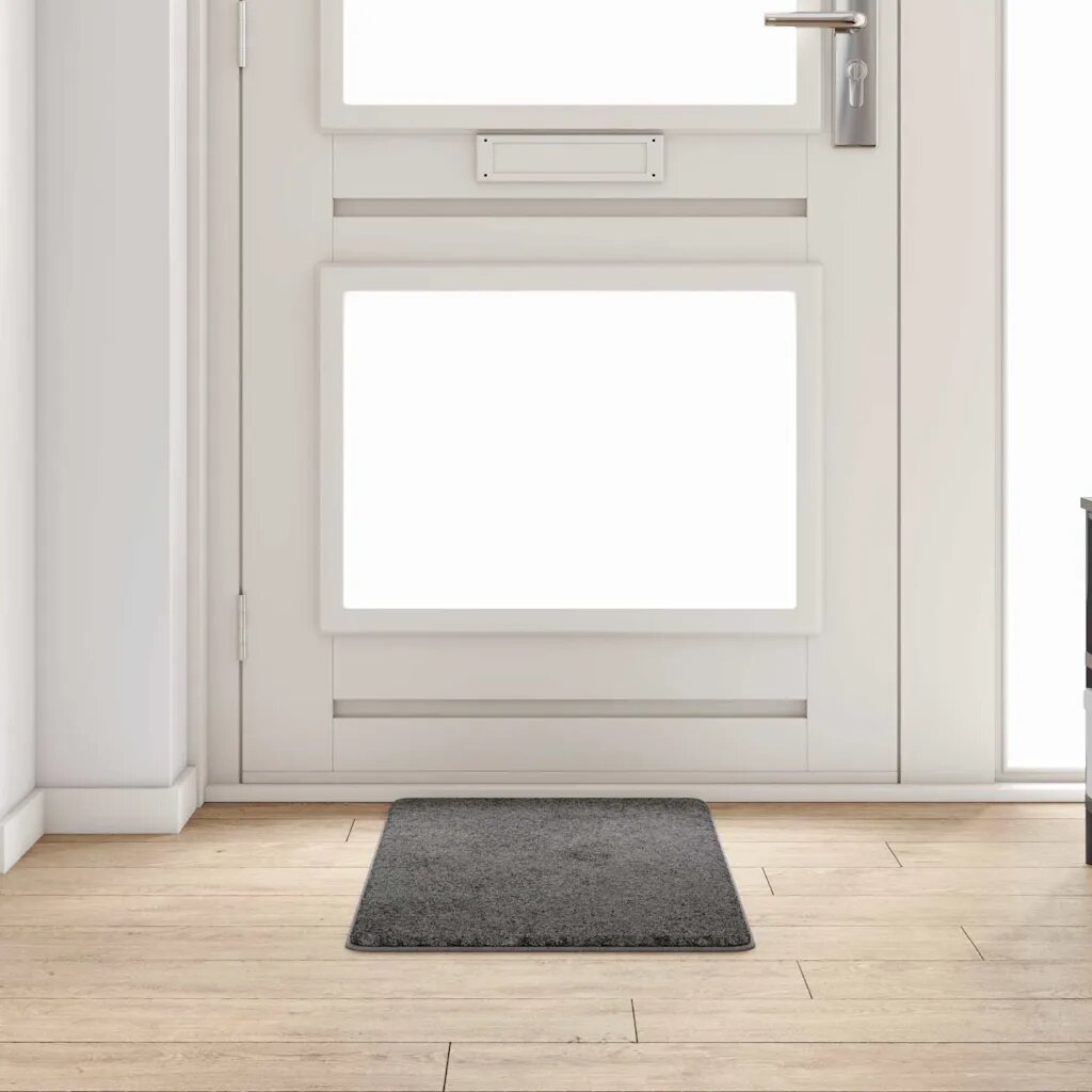 vidaXL Килим пътека Сиво 50 x 100 cm 100% Полипропиленов Тапициран