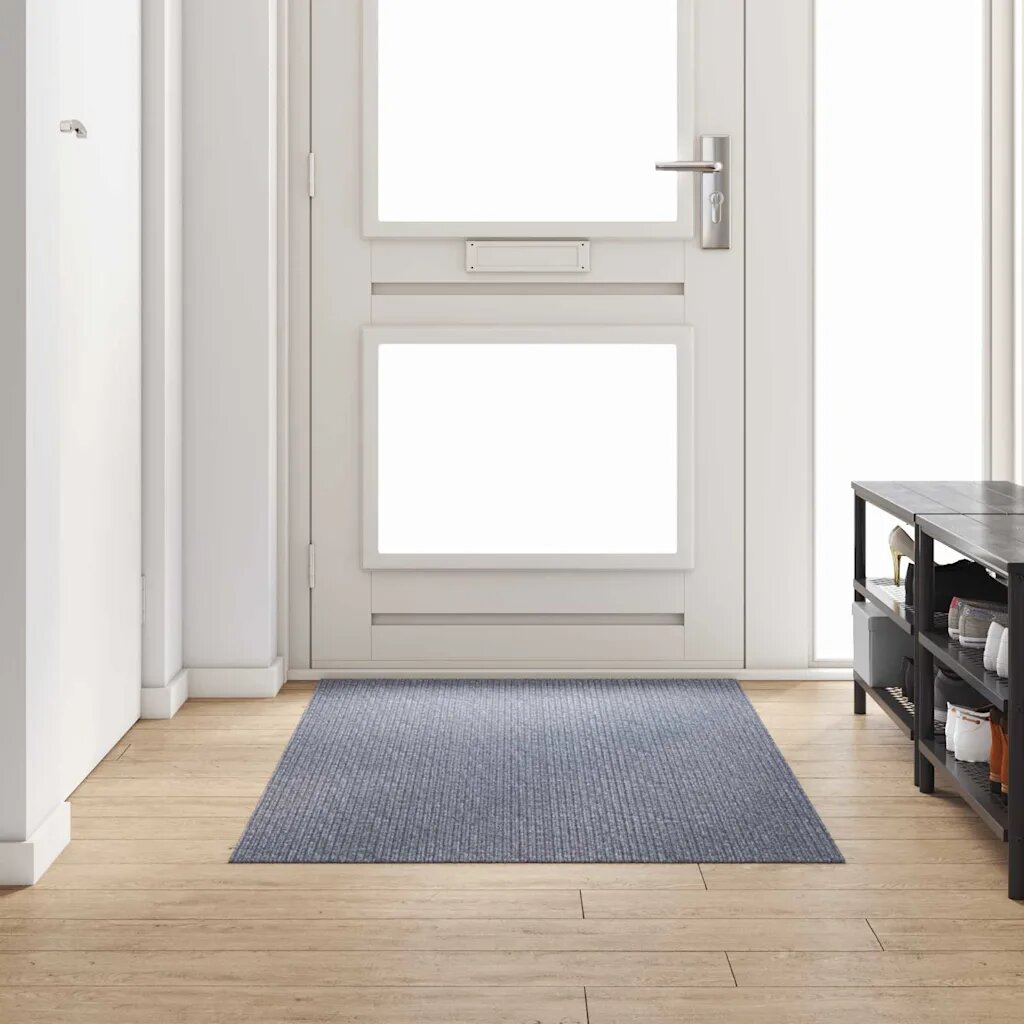 vidaXL Килим пътека Светлосиво 100 x 200 cm текстил
