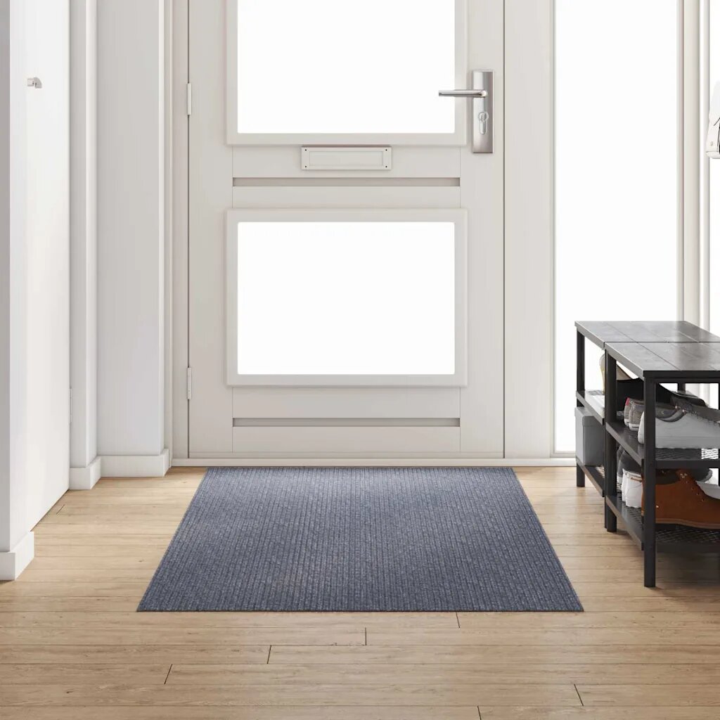 vidaXL Килим пътека Светлосиво 100 x 250 cm текстил