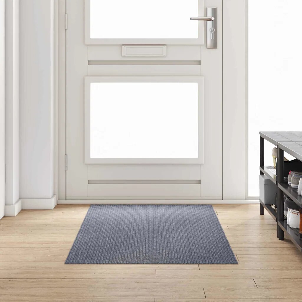 vidaXL Килим пътека Светлосиво 80 x 200 cm текстил