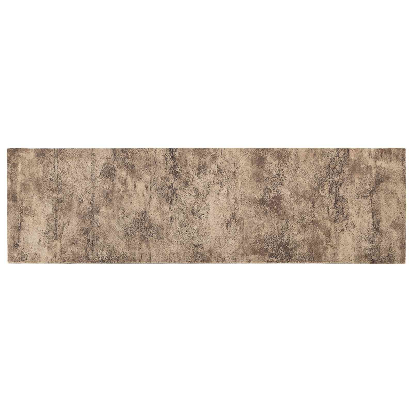 vidaXL Килим за кухня Кафяв бетон 180 x 60 cm 100% Полиамид Пере се