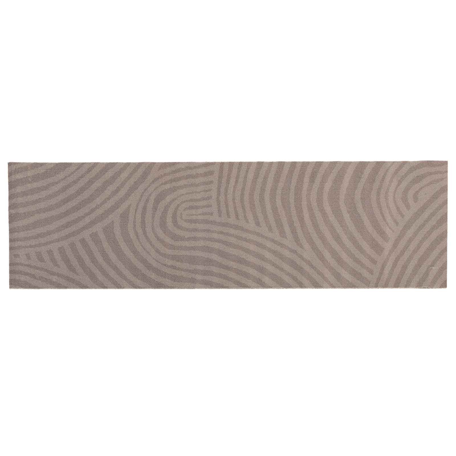 vidaXL Килим за кухня Кафяв скандинавски 180 x 60 cm 100% Полиамид