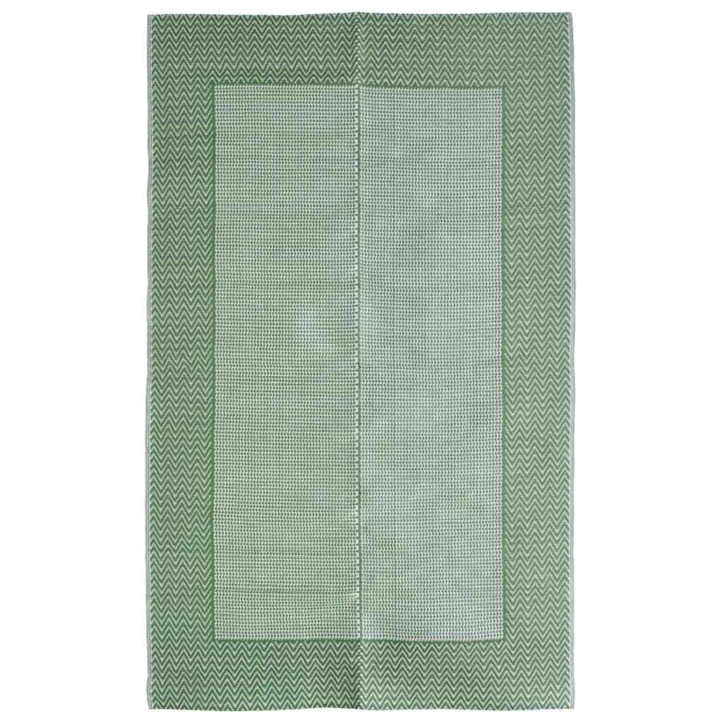 vidaXL Килим за открито ARAKIL зелен 120x180 см PP