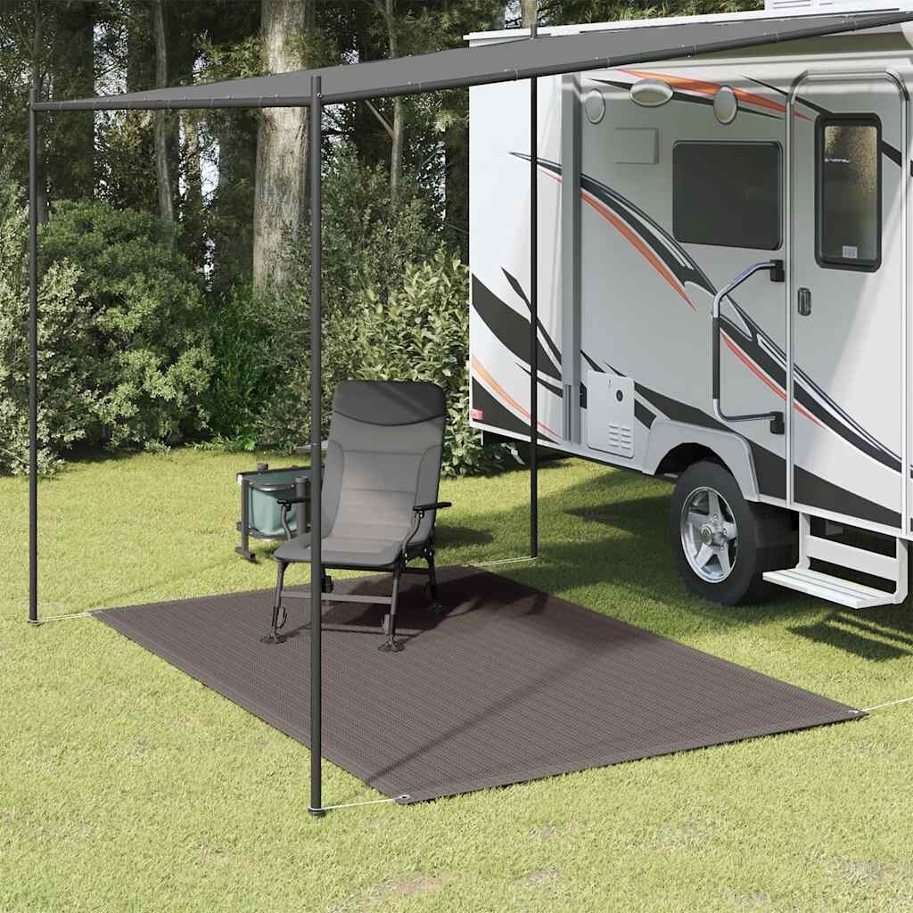 vidaXL Килим за палатка 250x200 см антрацит