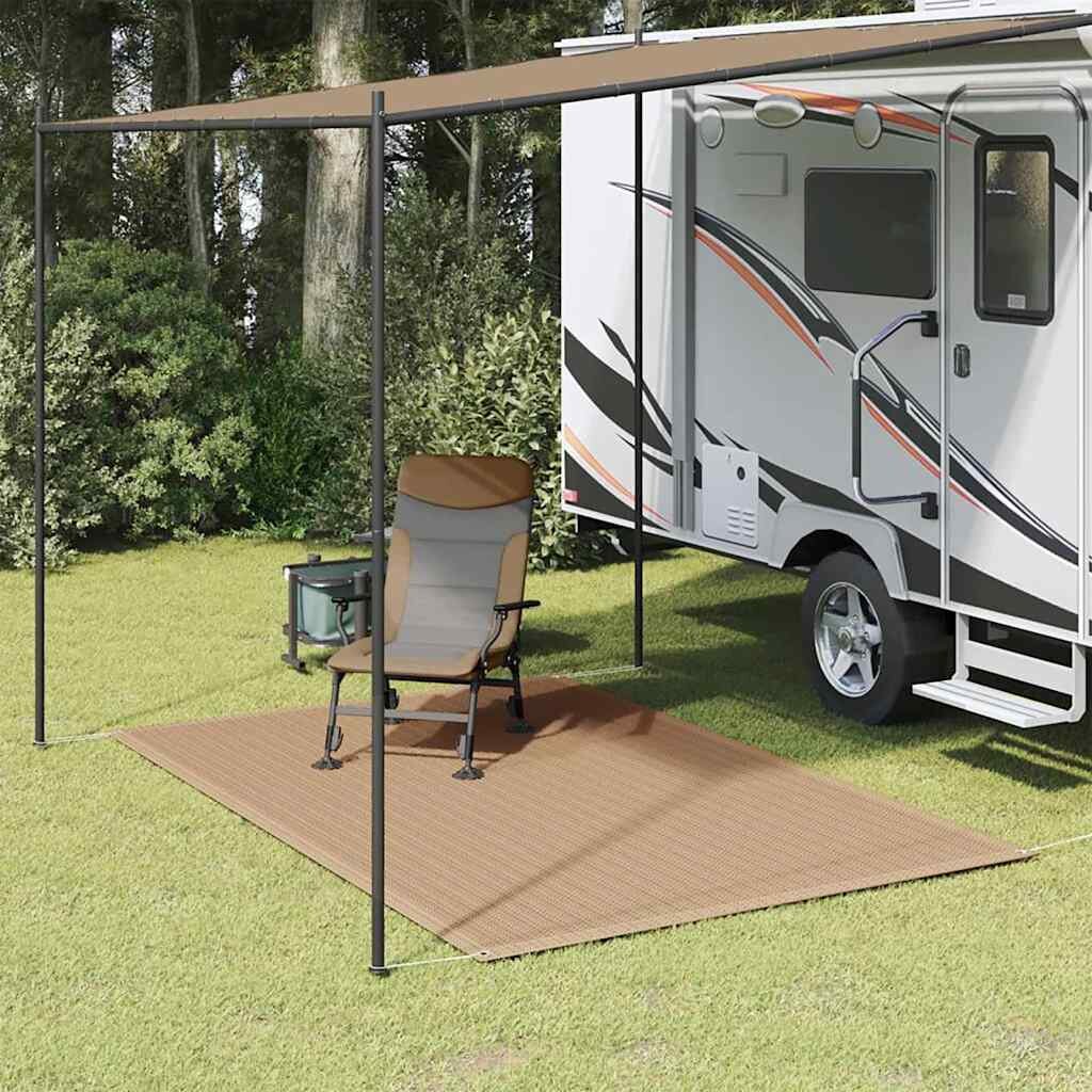 vidaXL Килим за палатка 250x200 см таупе
