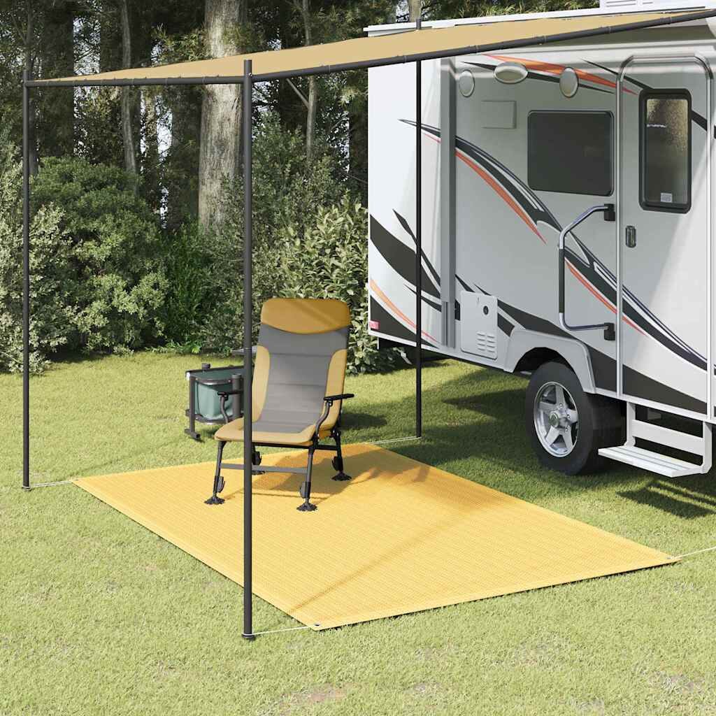 vidaXL Килим за палатка 250x300 см бежов