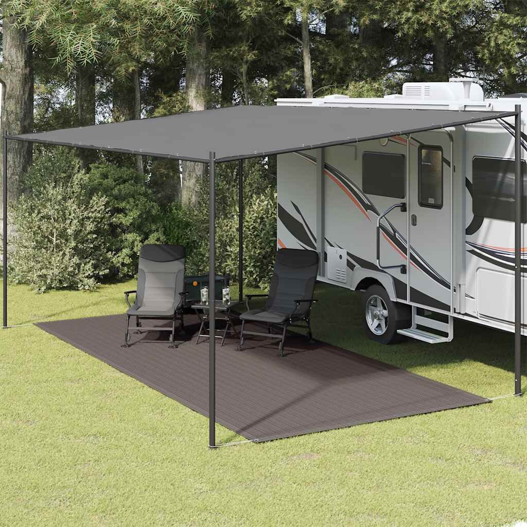 vidaXL Килим за палатка 300x400 см антрацит