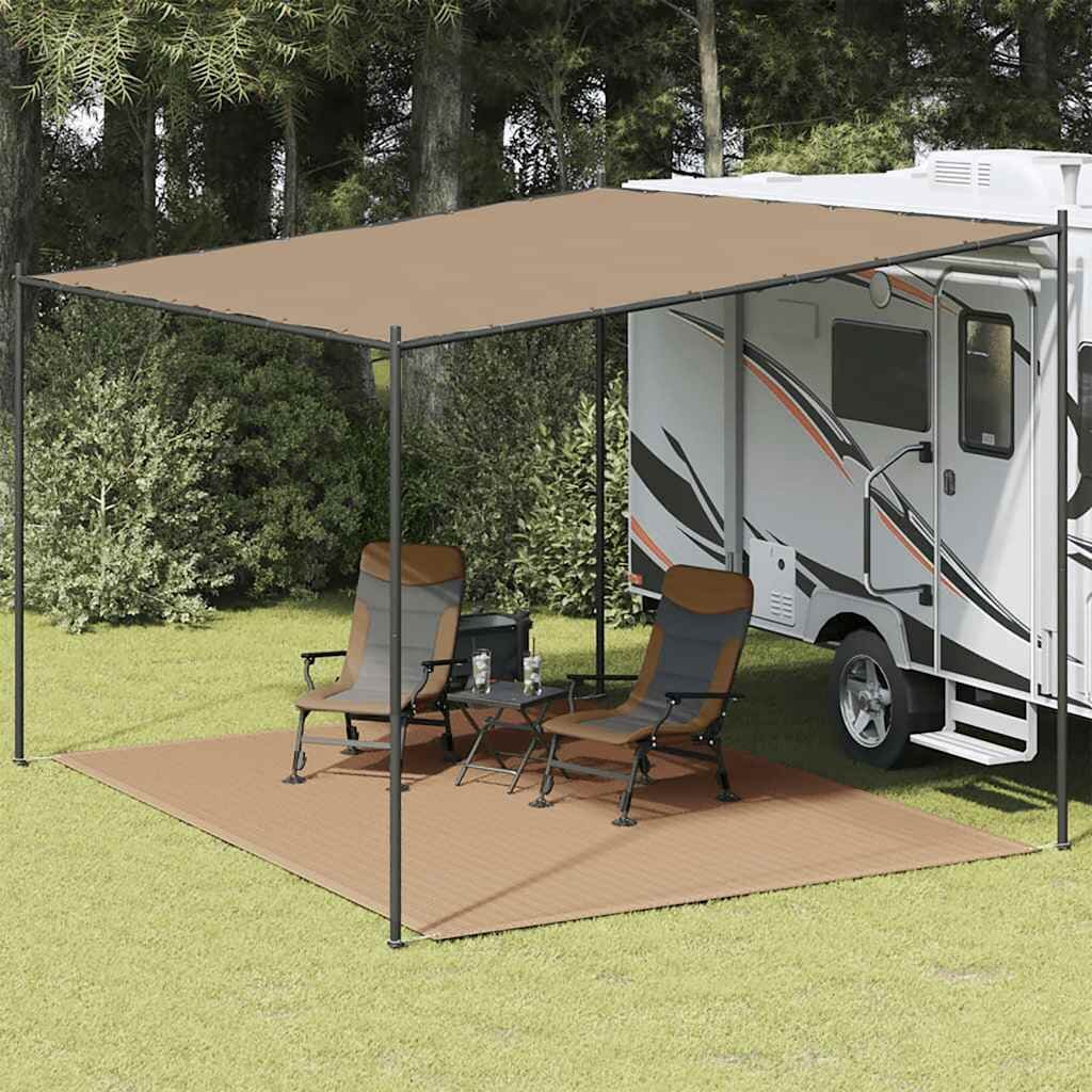 vidaXL Килим за палатка 300x400 см таупе