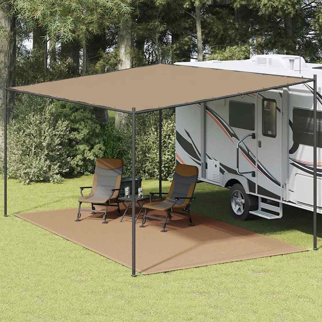 vidaXL Килим за палатка 300x500 см таупе
