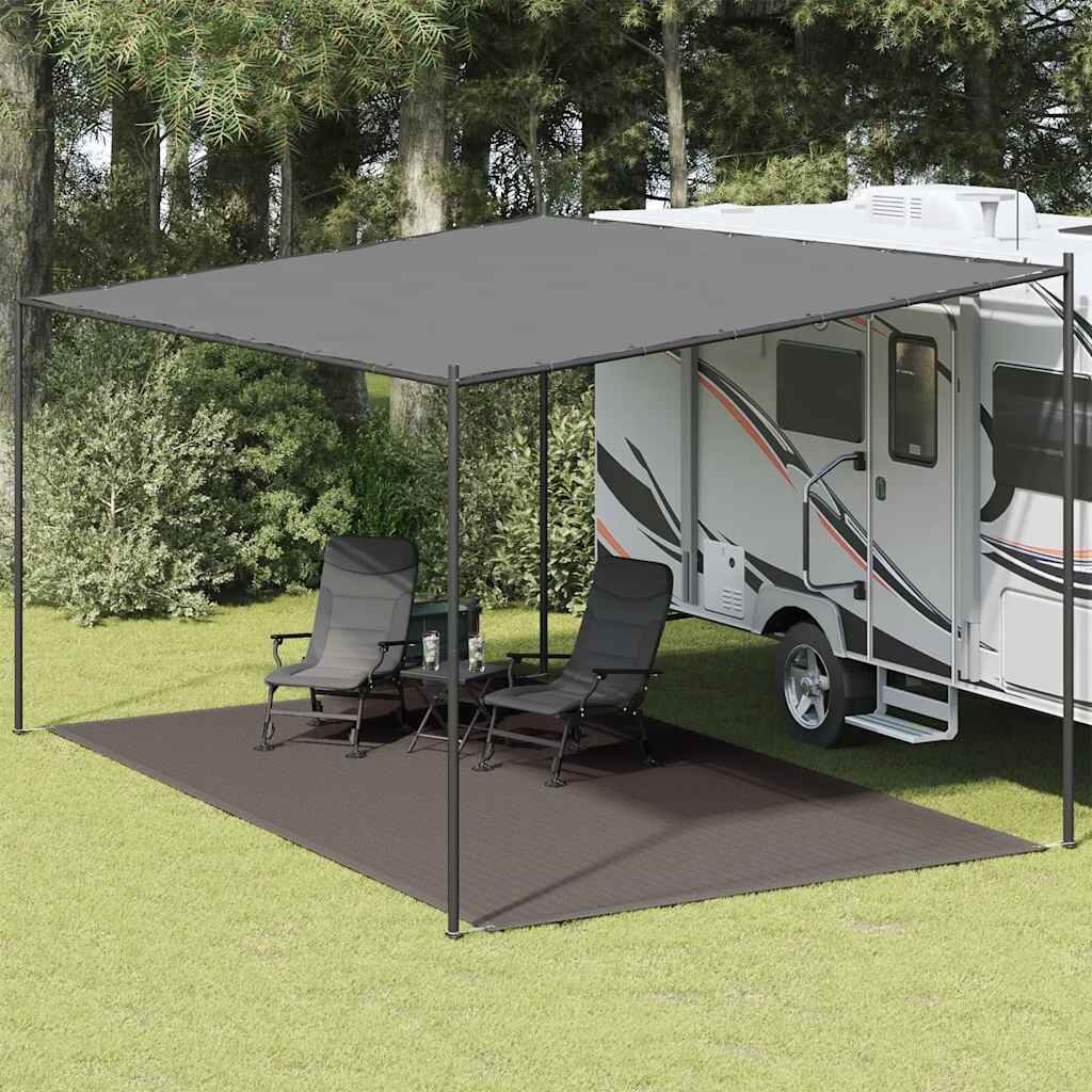 vidaXL Килим за палатка 300x600 см антрацит