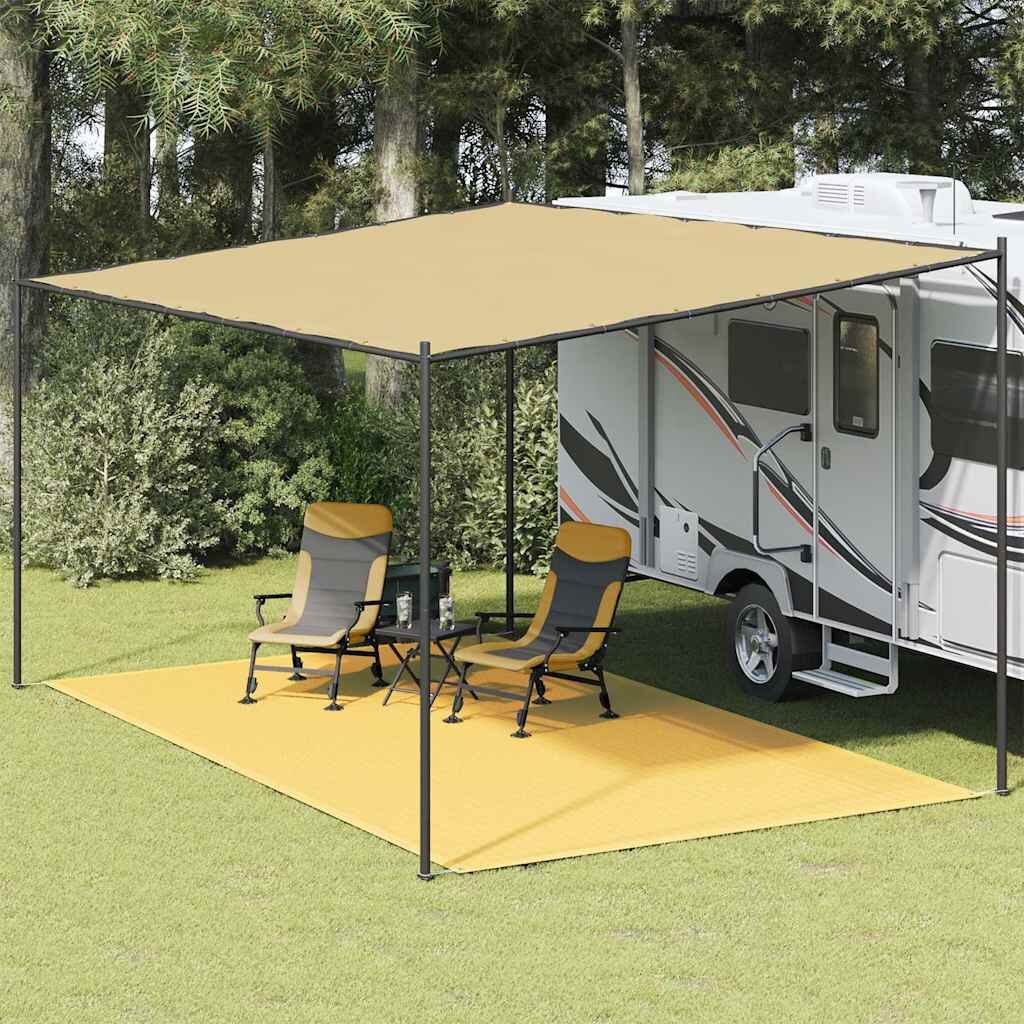 vidaXL Килим за палатка 300x600 см бежов