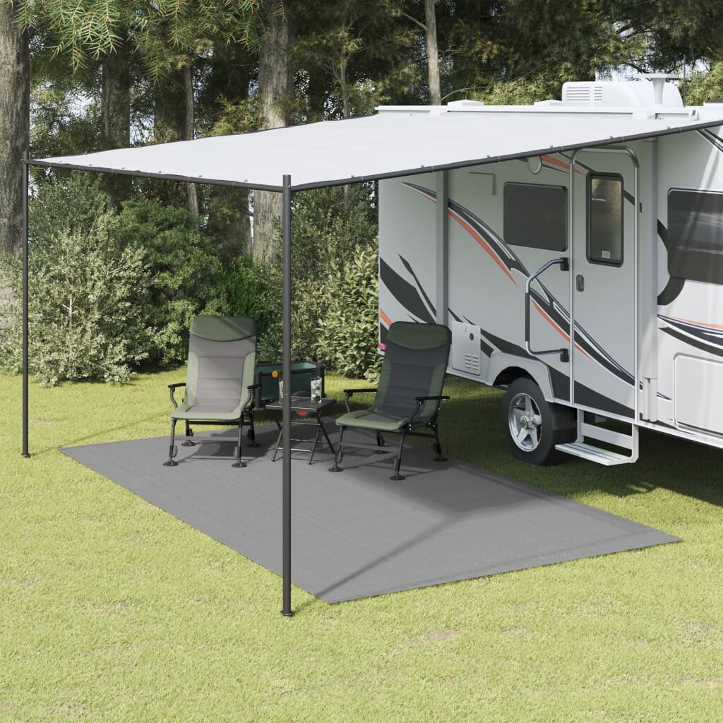 vidaXL Килим за палатка антрацит 45x25 м