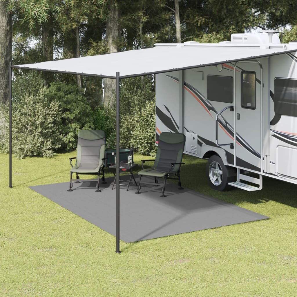 vidaXL Килим за палатка антрацит 4x25 м