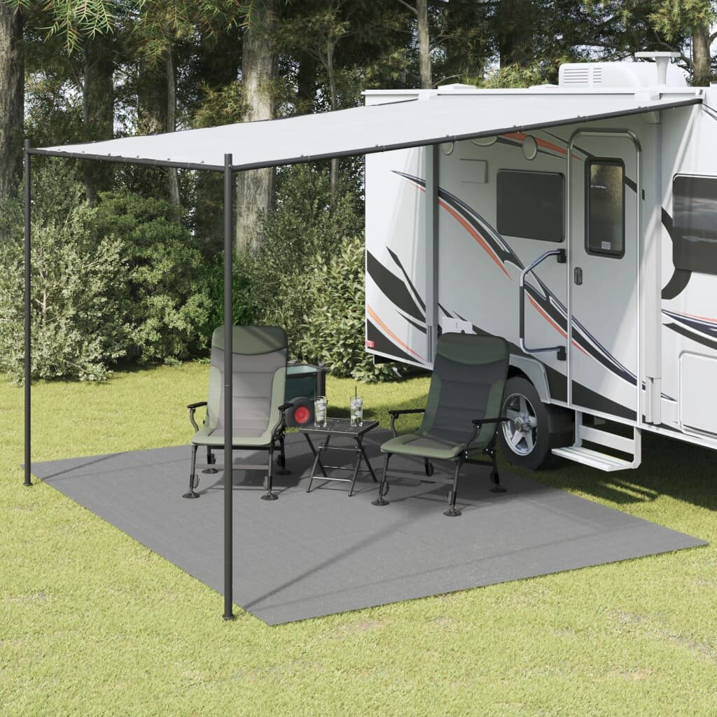 vidaXL Килим за палатка антрацит 4x3 м