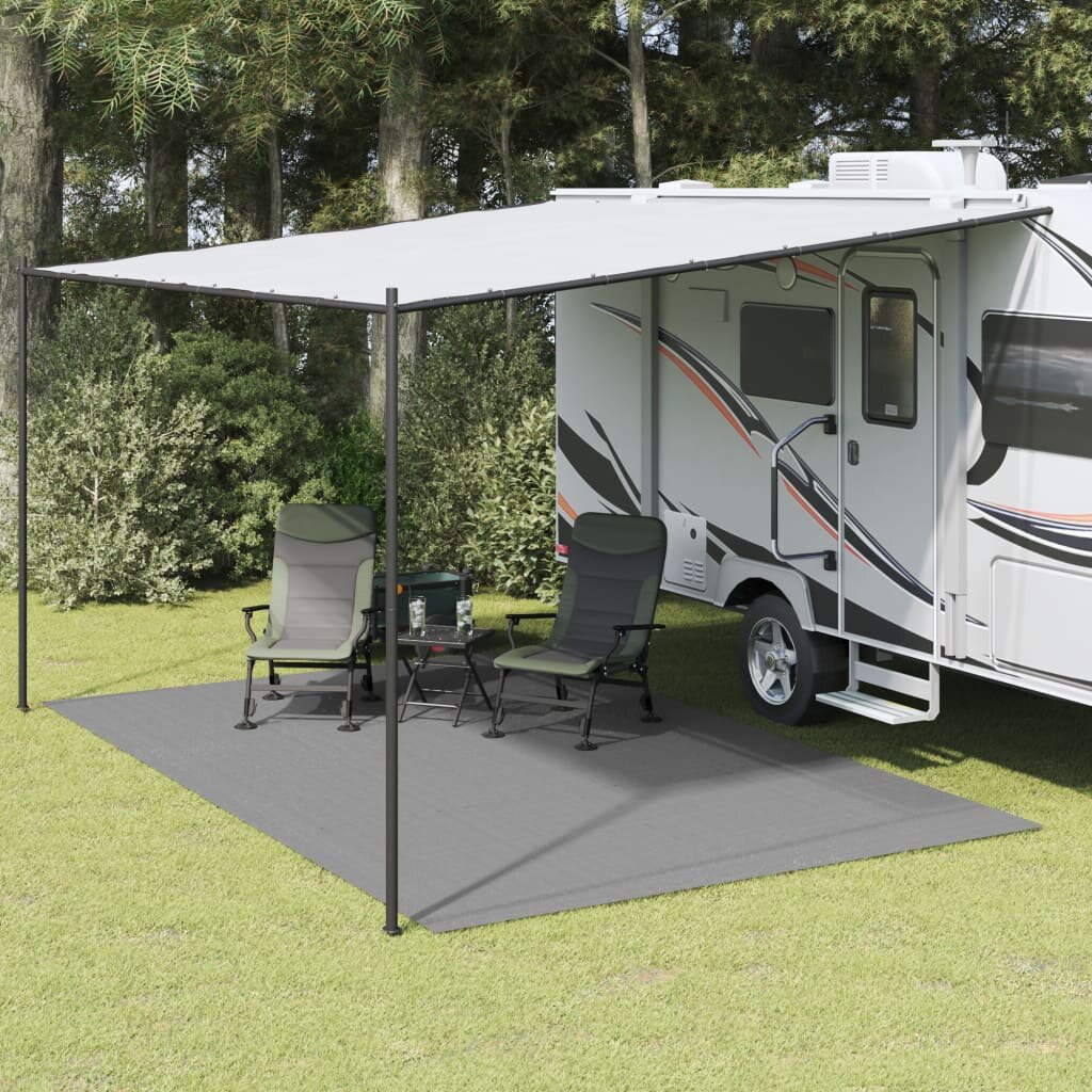 vidaXL Килим за палатка антрацит 5x3 м
