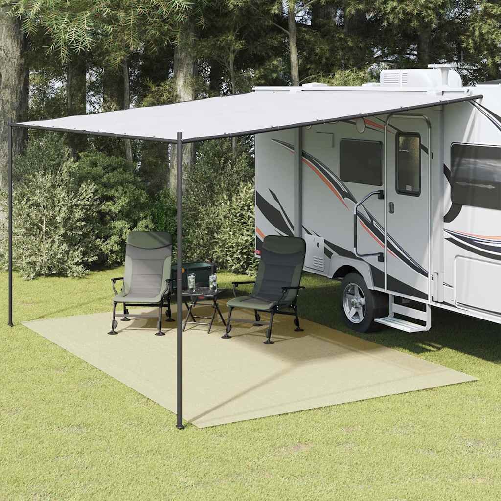 vidaXL Килим за палатка кремав 6x3 м
