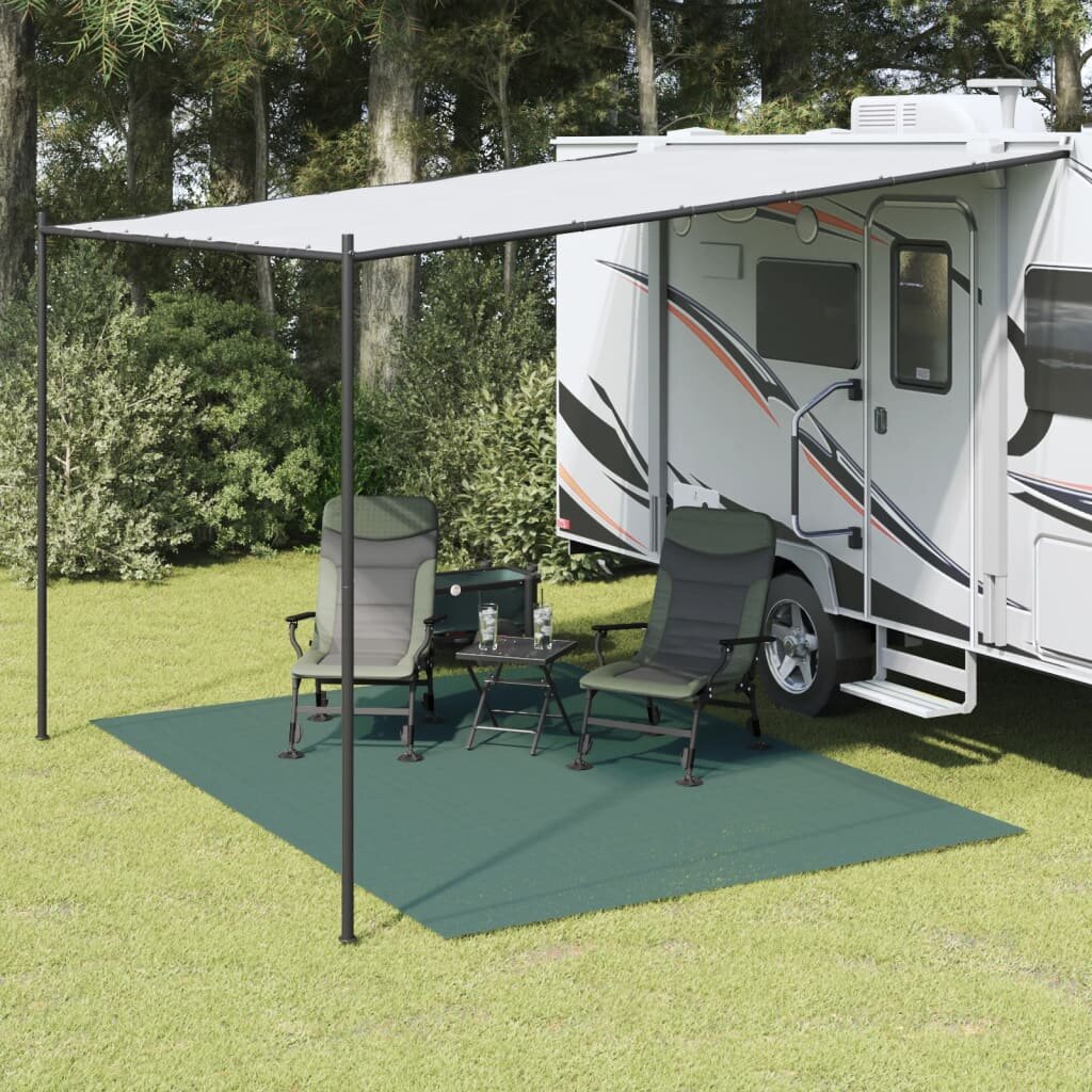 vidaXL Килим за палатка зелен 35x25 м