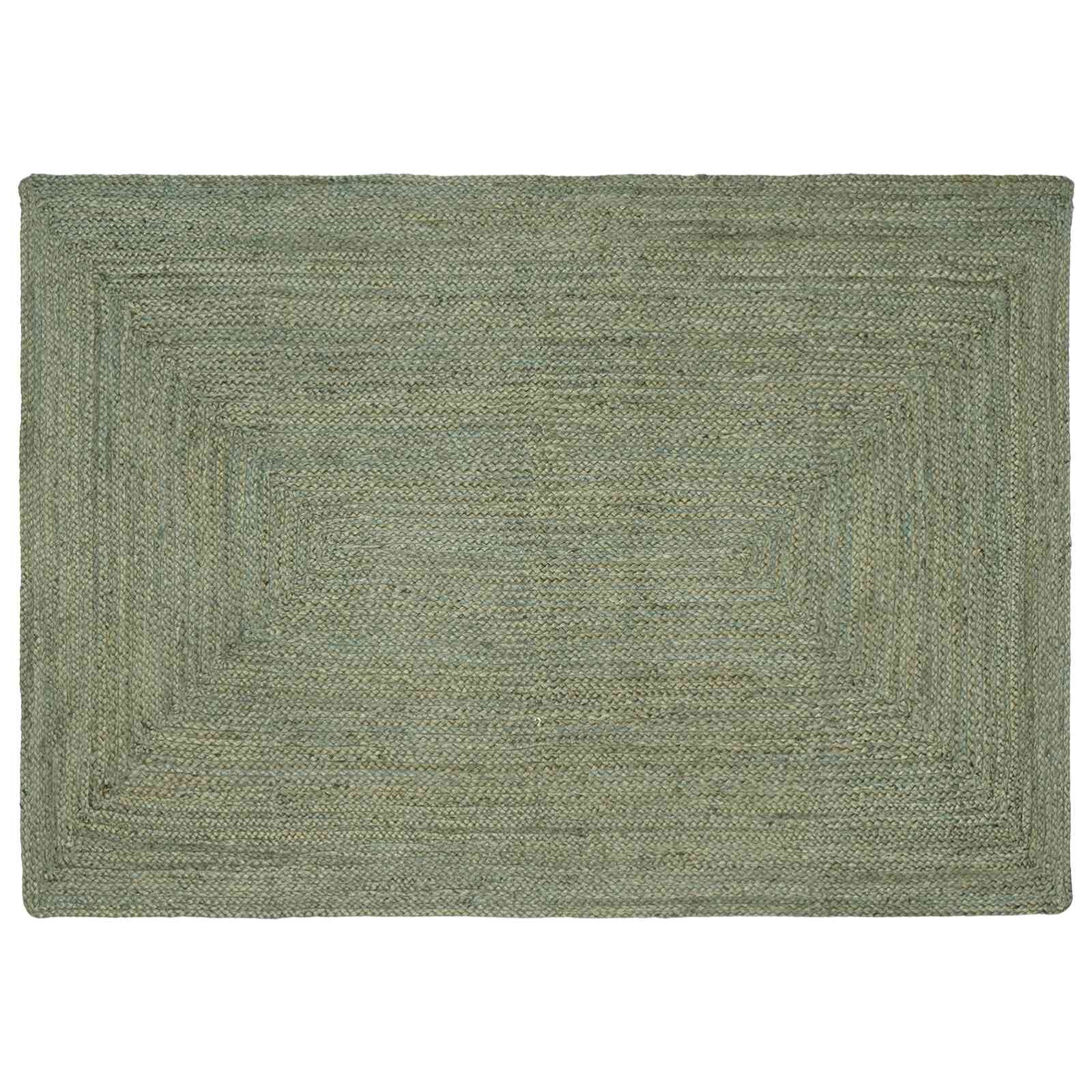 vidaXL Килим за площ Маслиненозелено 120 x 170 cm юта