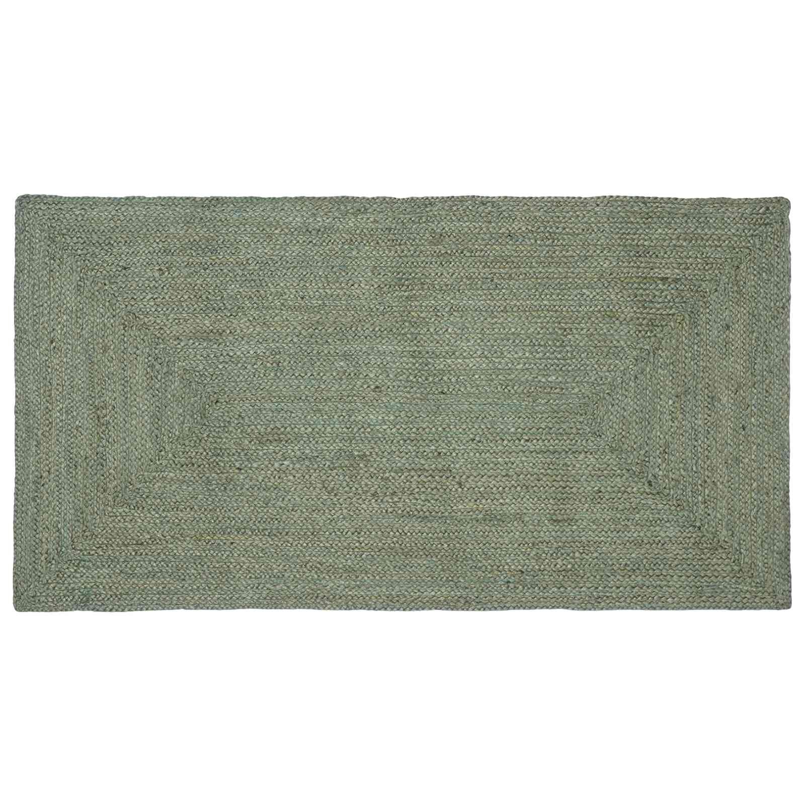 vidaXL Килим за площ Маслиненозелено 60 x 110 cm юта
