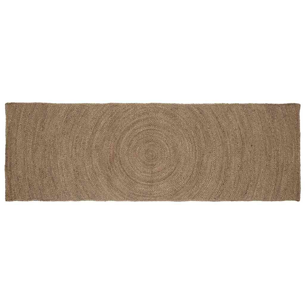 vidaXL Килим за площ Сиво 80 x 250 cm юта