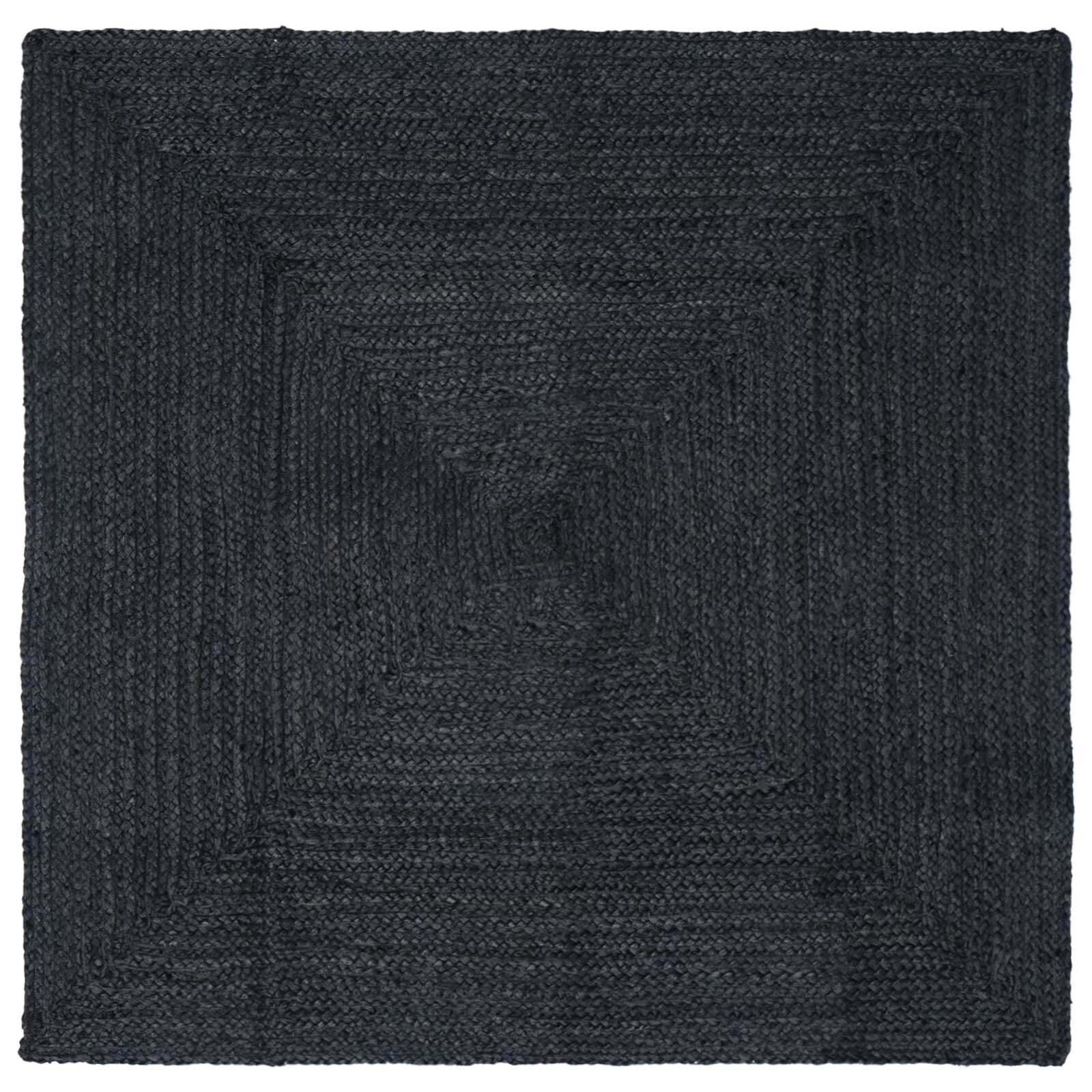 vidaXL Килим за площ Тъмносиво 300 x 300 cm юта
