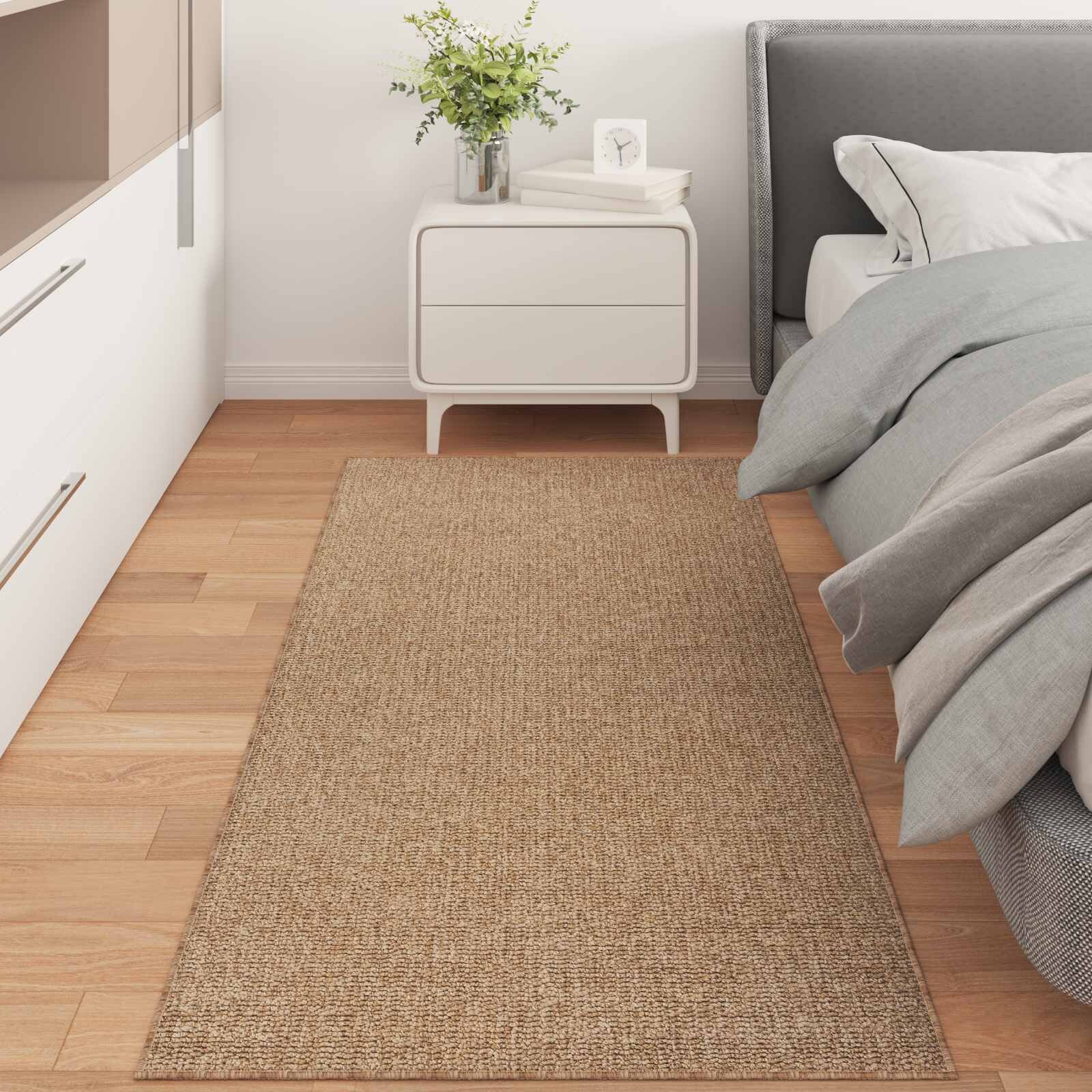 vidaXL Килим за вътрешна и външна употреба AGIRA Натурално 150 x 80 cm