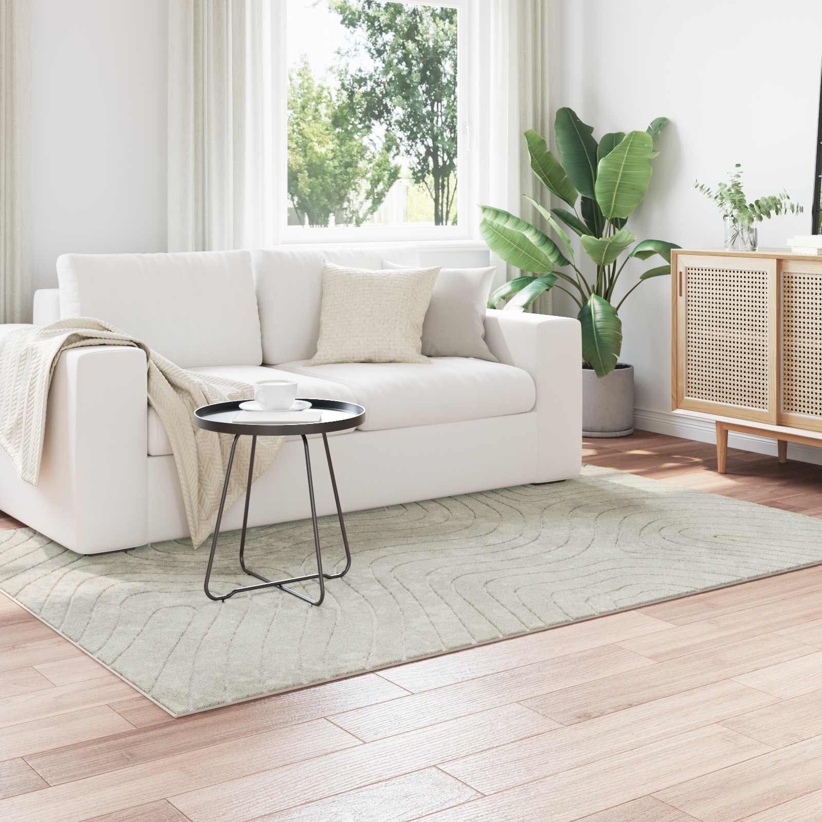 vidaXL Килим за вътрешна и външна употреба PALMERAS Зелен 120 x 170 cm