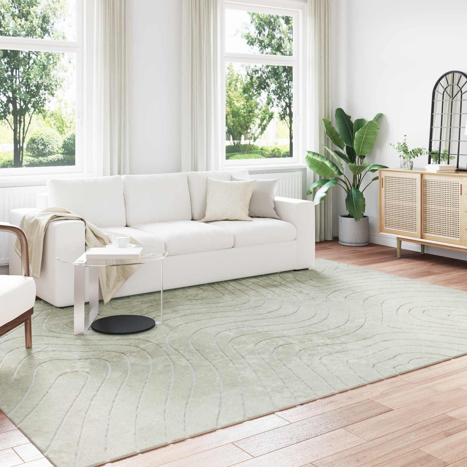 vidaXL Килим за вътрешна и външна употреба PALMERAS Зелен 240 x 340 см