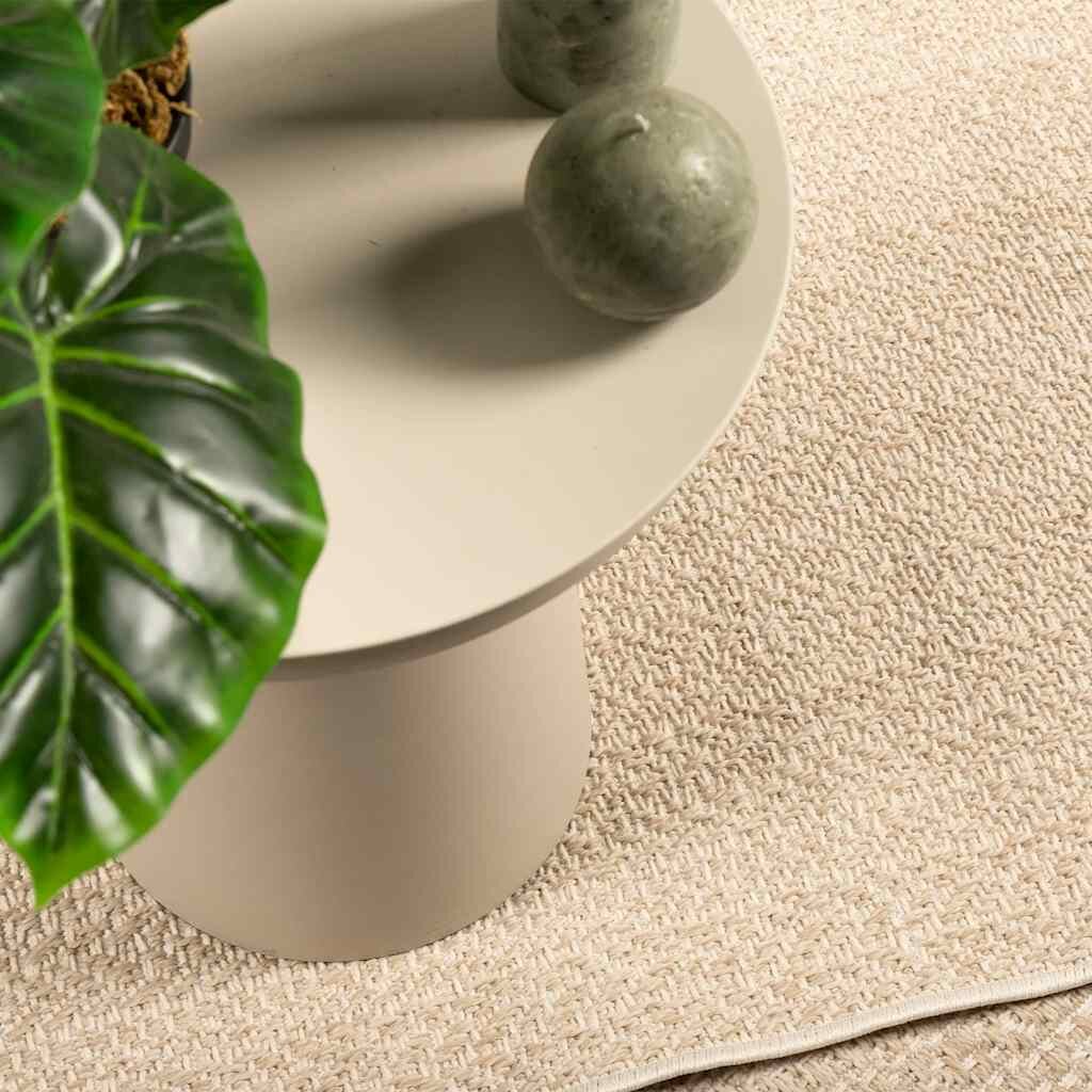 vidaXL Килим "ZIZUR" 120x120 см визия юта за закрито и открито