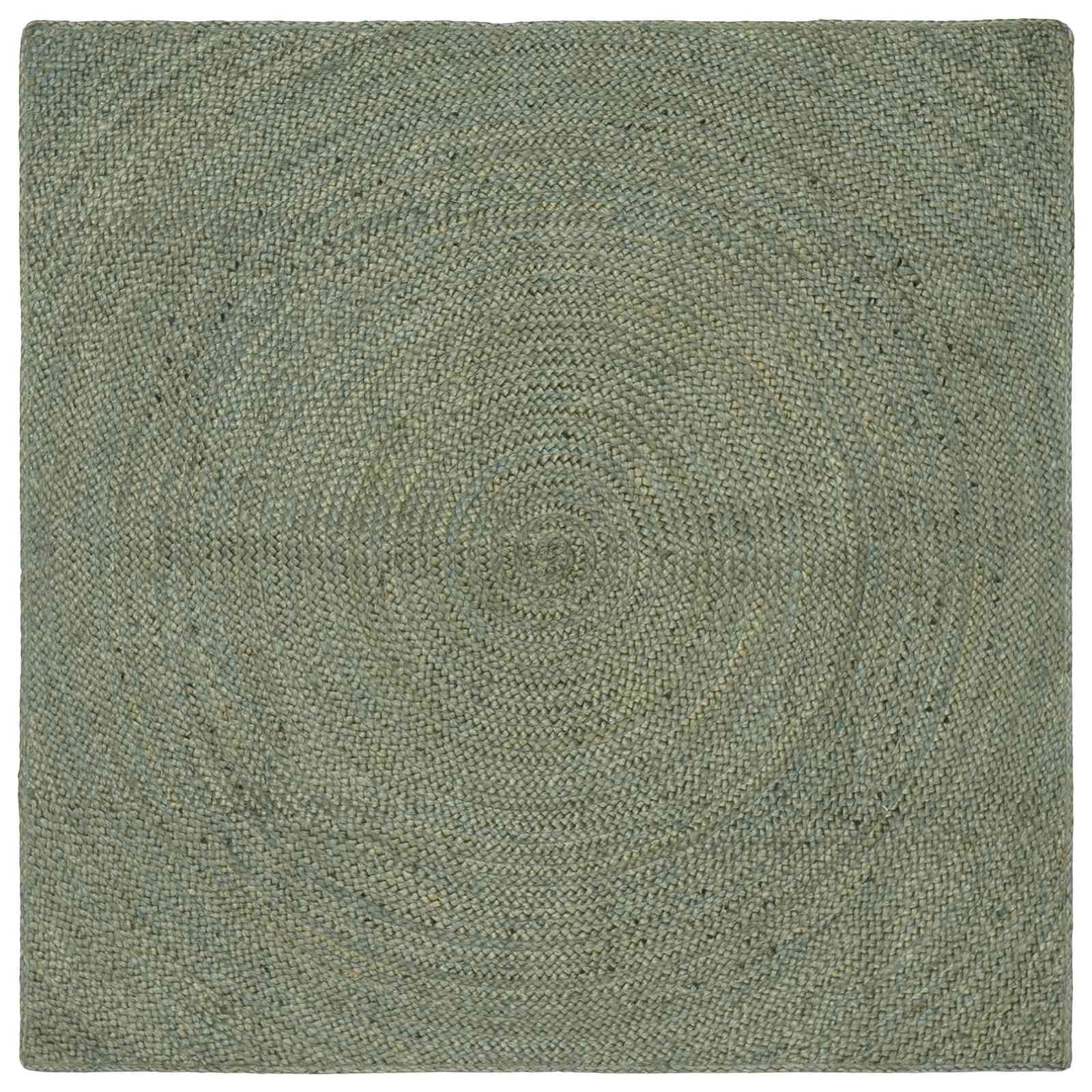 vidaXL Килими за помещение Маслиненозелено 120 x 120 cm юта