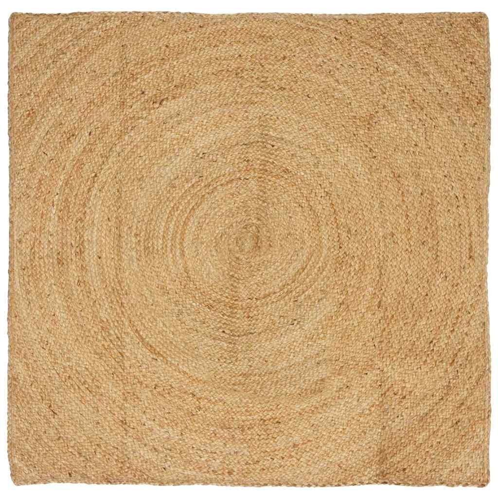 vidaXL Килими за помещение Натурално 120 x 120 cm юта
