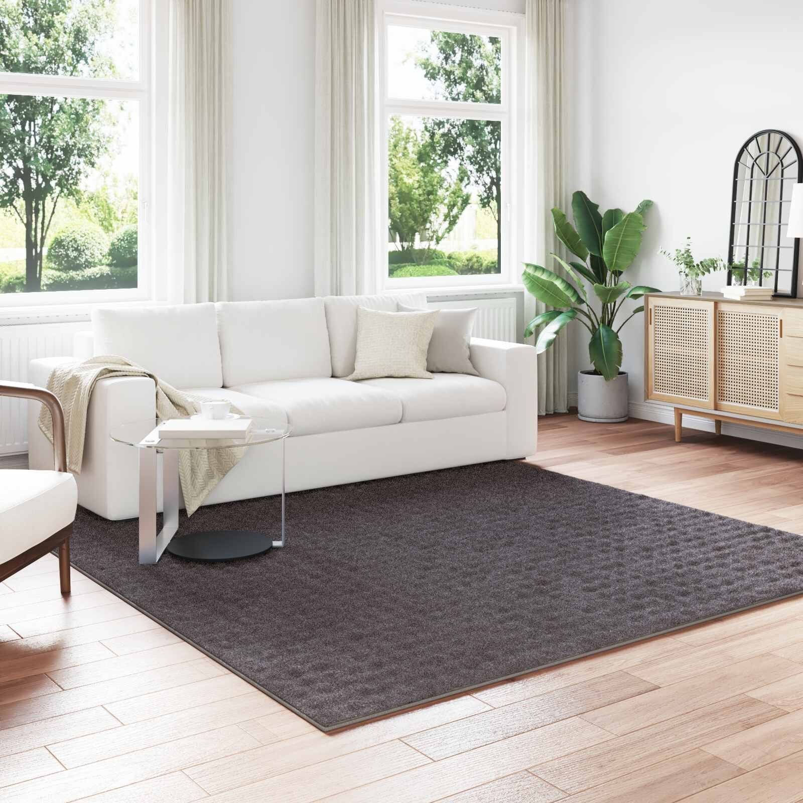 vidaXL Килими за помещение SIROLO Антрацит 240 x 240 cm Полиестер