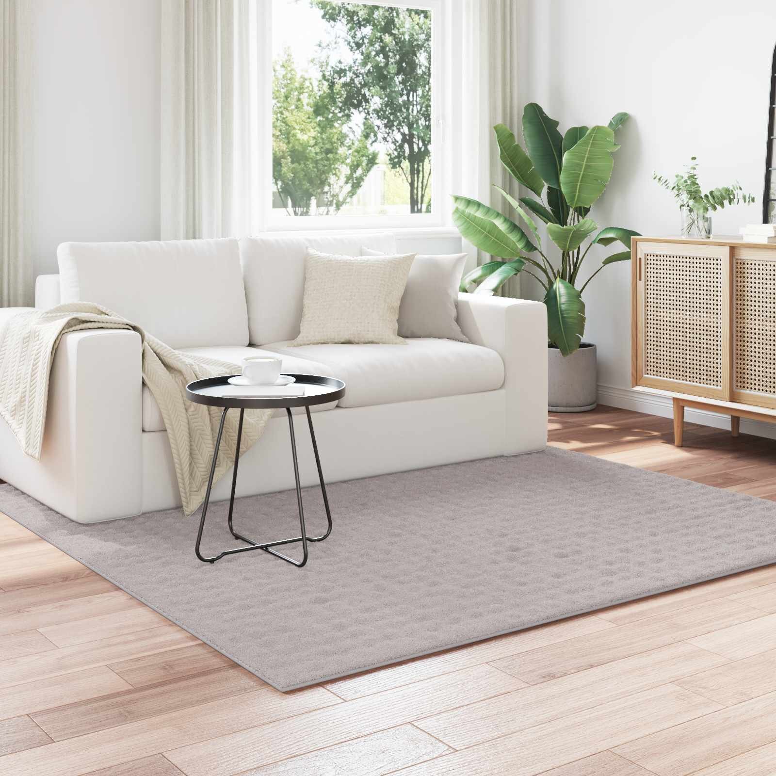 vidaXL Килими за помещение SIROLO Пясък 120 x 120 cm Полиестер